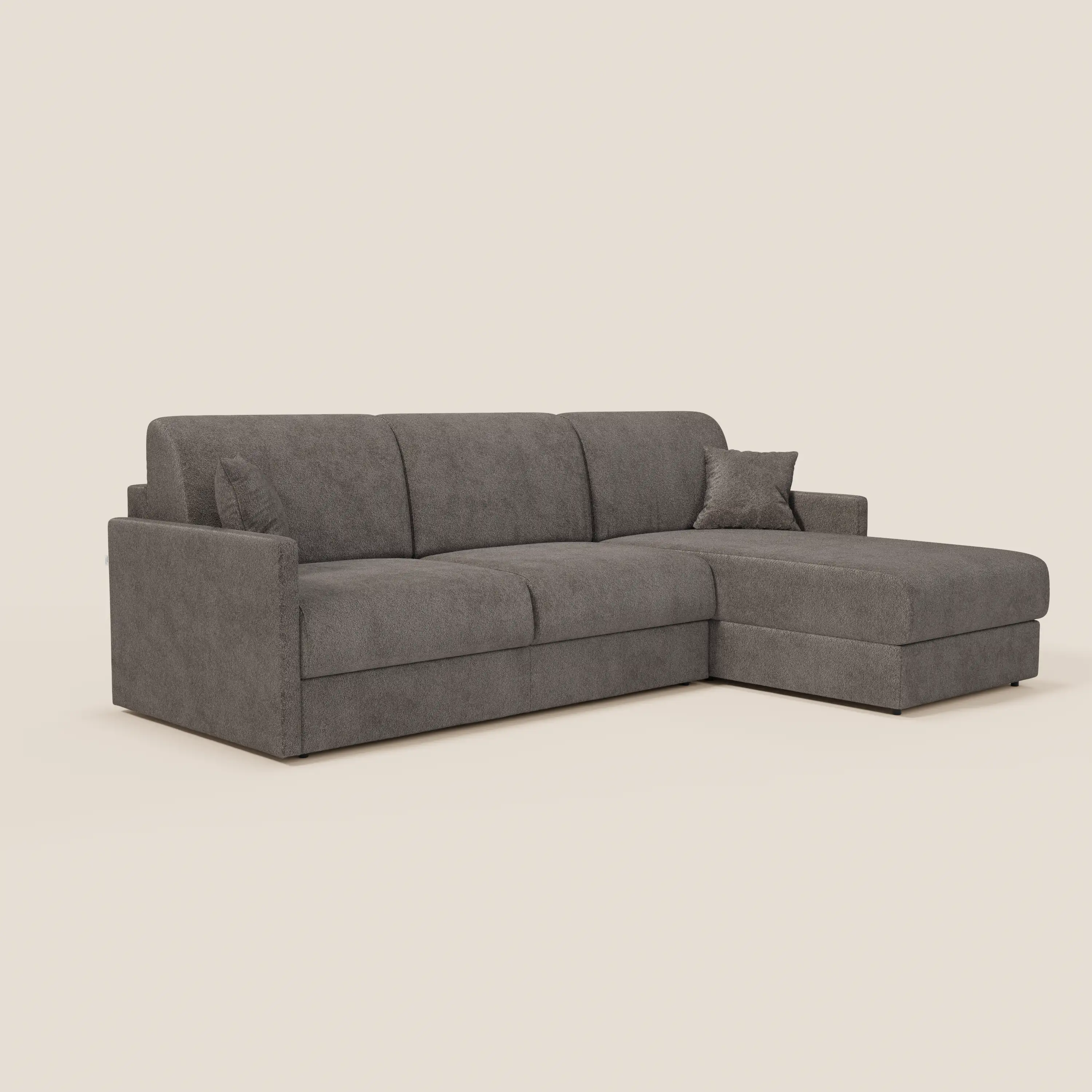 Tommy Canapé convertible avec méridienne coffre - design minimaliste et déhoussable en tissu détachable effet coton T33 - Image 242