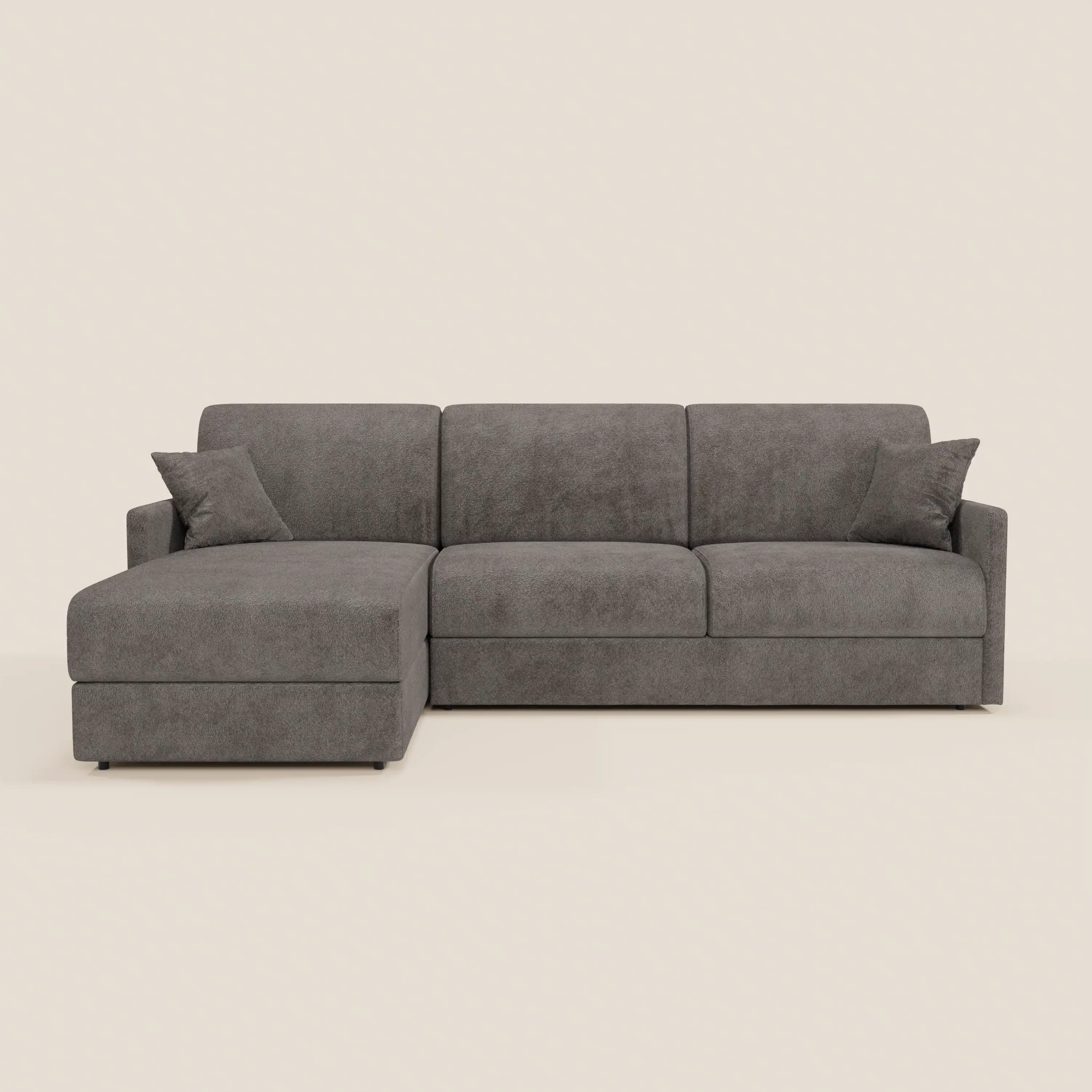 Tommy Canapé convertible avec méridienne coffre - design minimaliste et déhoussable en tissu détachable effet coton T33 - Image 248