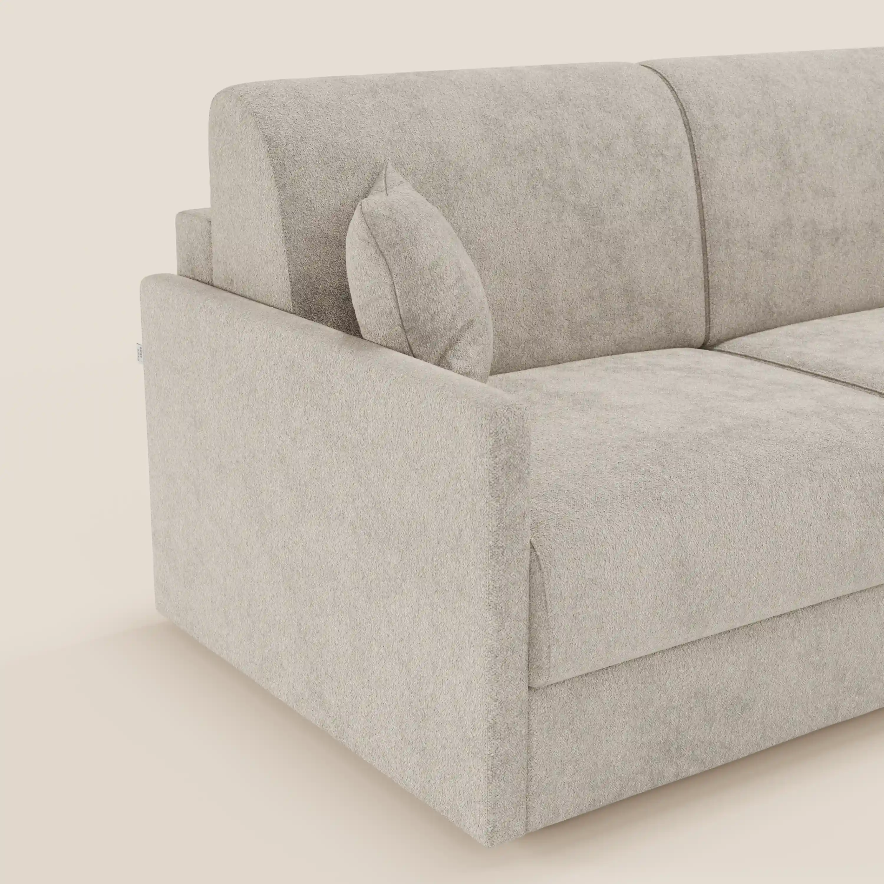 Tommy Canapé convertible avec méridienne coffre - design minimaliste et déhoussable en tissu détachable effet coton T33 - Image 40