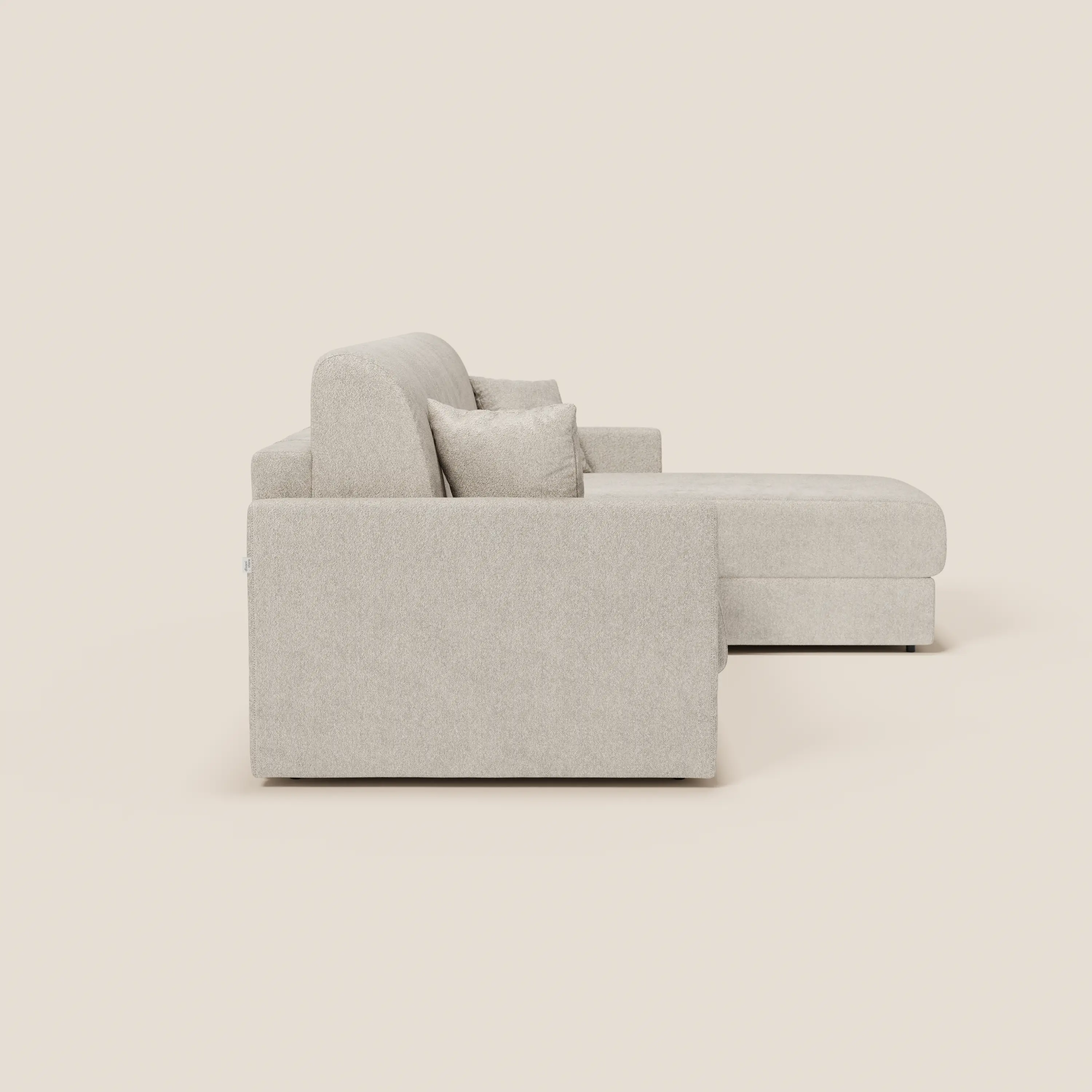 Tommy Canapé convertible avec méridienne coffre - design minimaliste et déhoussable en tissu détachable effet coton T33 - Image 45