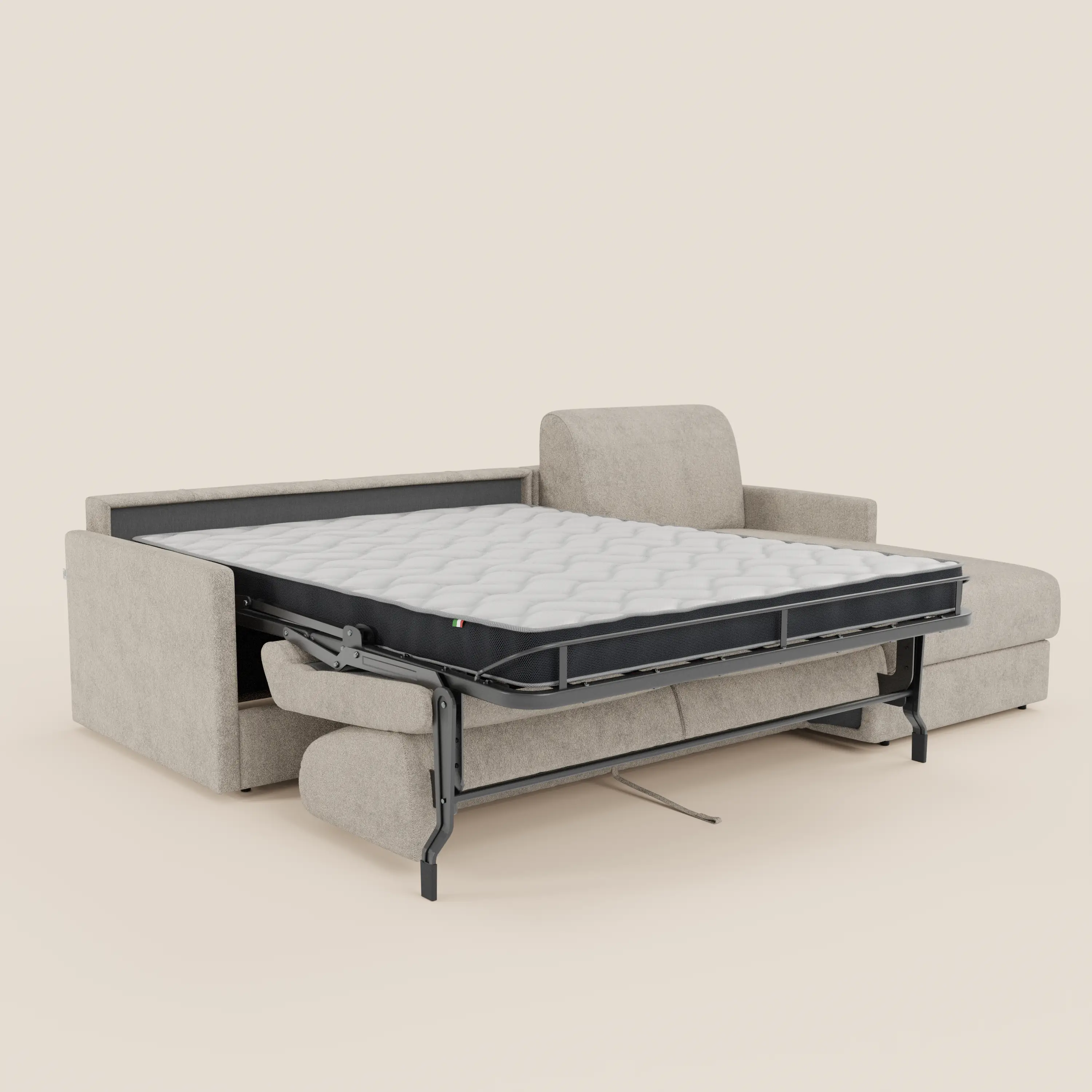 Tommy Canapé convertible avec méridienne coffre - design minimaliste et déhoussable en tissu détachable effet coton T33 - Image 47