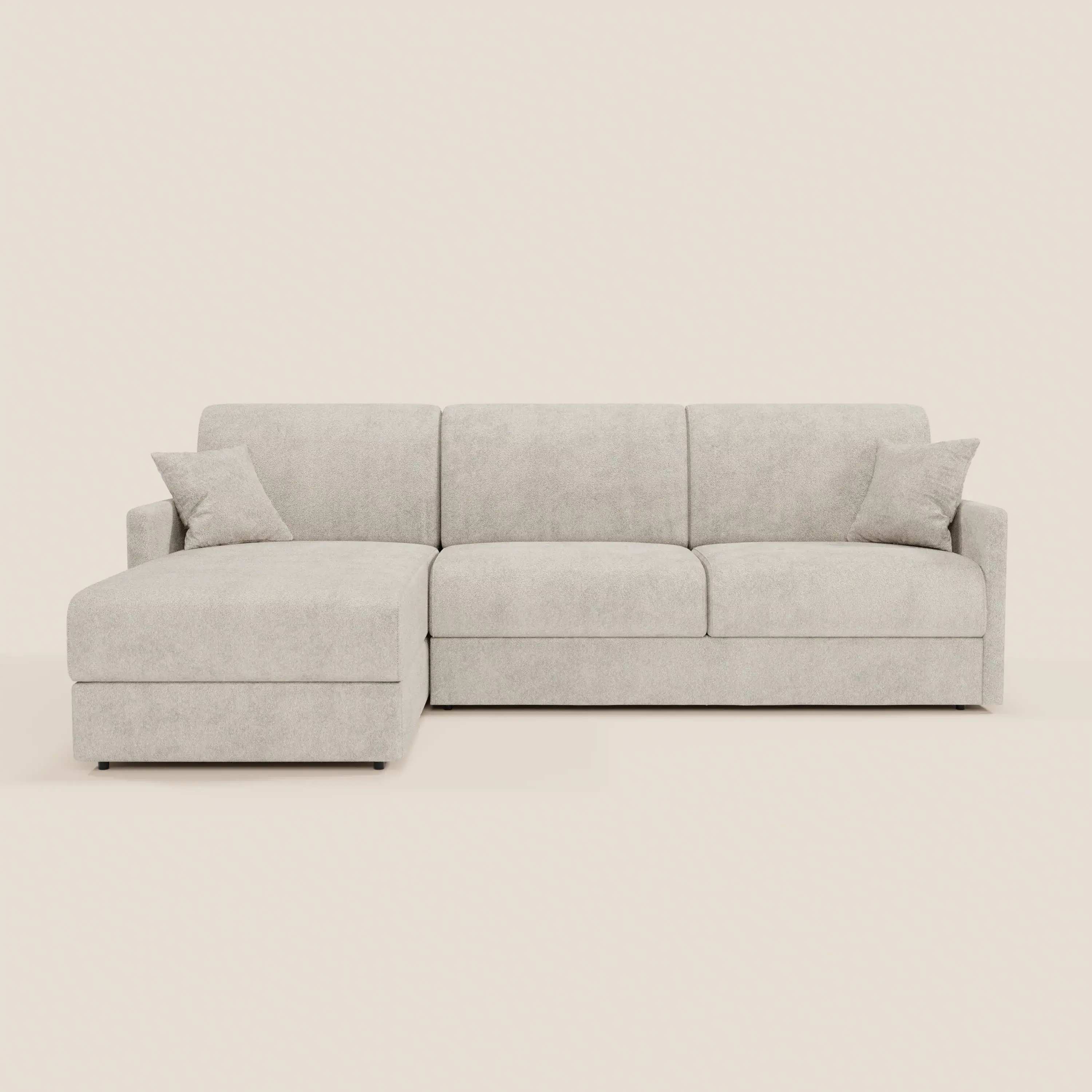 Tommy Canapé convertible avec méridienne coffre - design minimaliste et déhoussable en tissu détachable effet coton T33 - Image 48