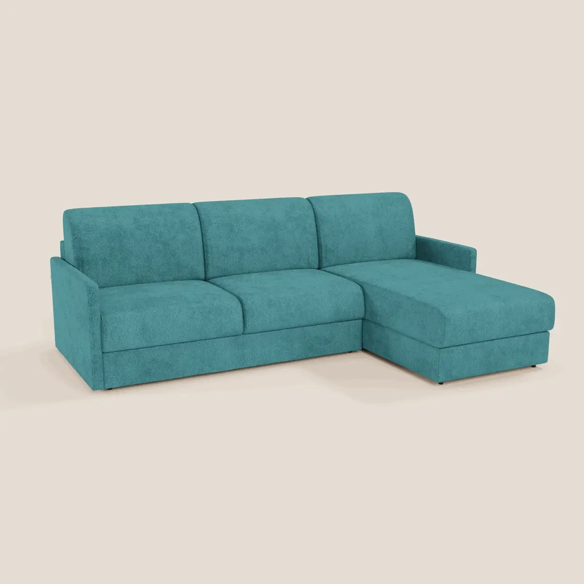 Tommy Canapé convertible avec méridienne coffre - design minimaliste et déhoussable en tissu détachable effet coton T33 - Image 52