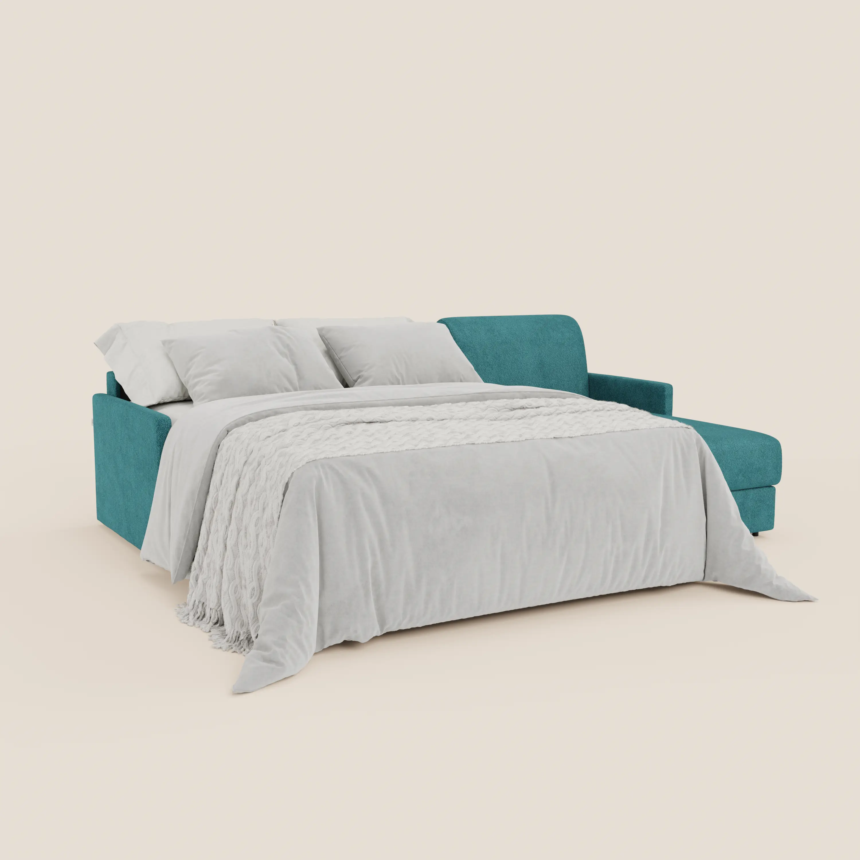 Tommy Canapé convertible avec méridienne coffre - design minimaliste et déhoussable en tissu détachable effet coton T33 - Image 55