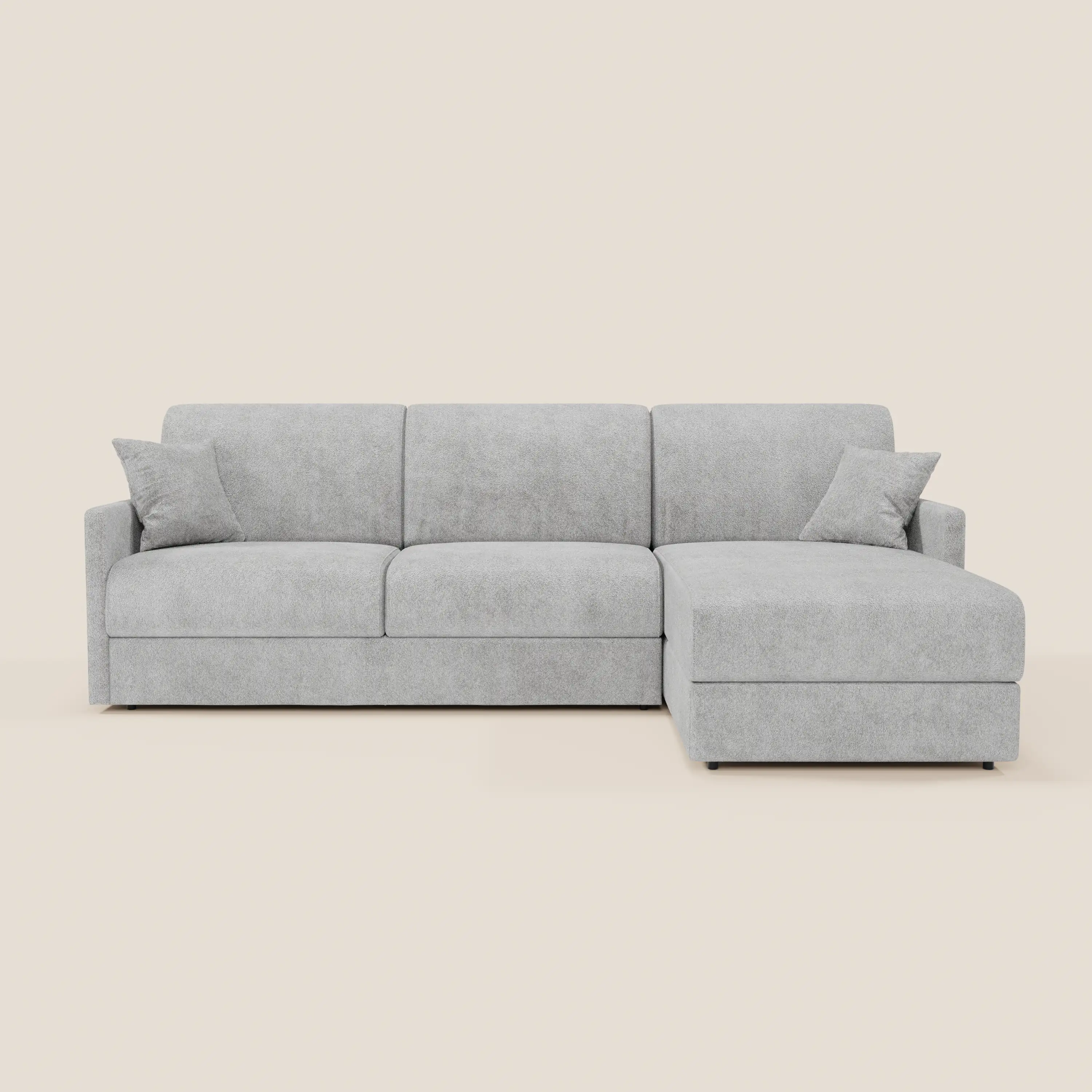 Tommy Canapé convertible avec méridienne coffre - design minimaliste et déhoussable en tissu détachable effet coton T33 - Image 66