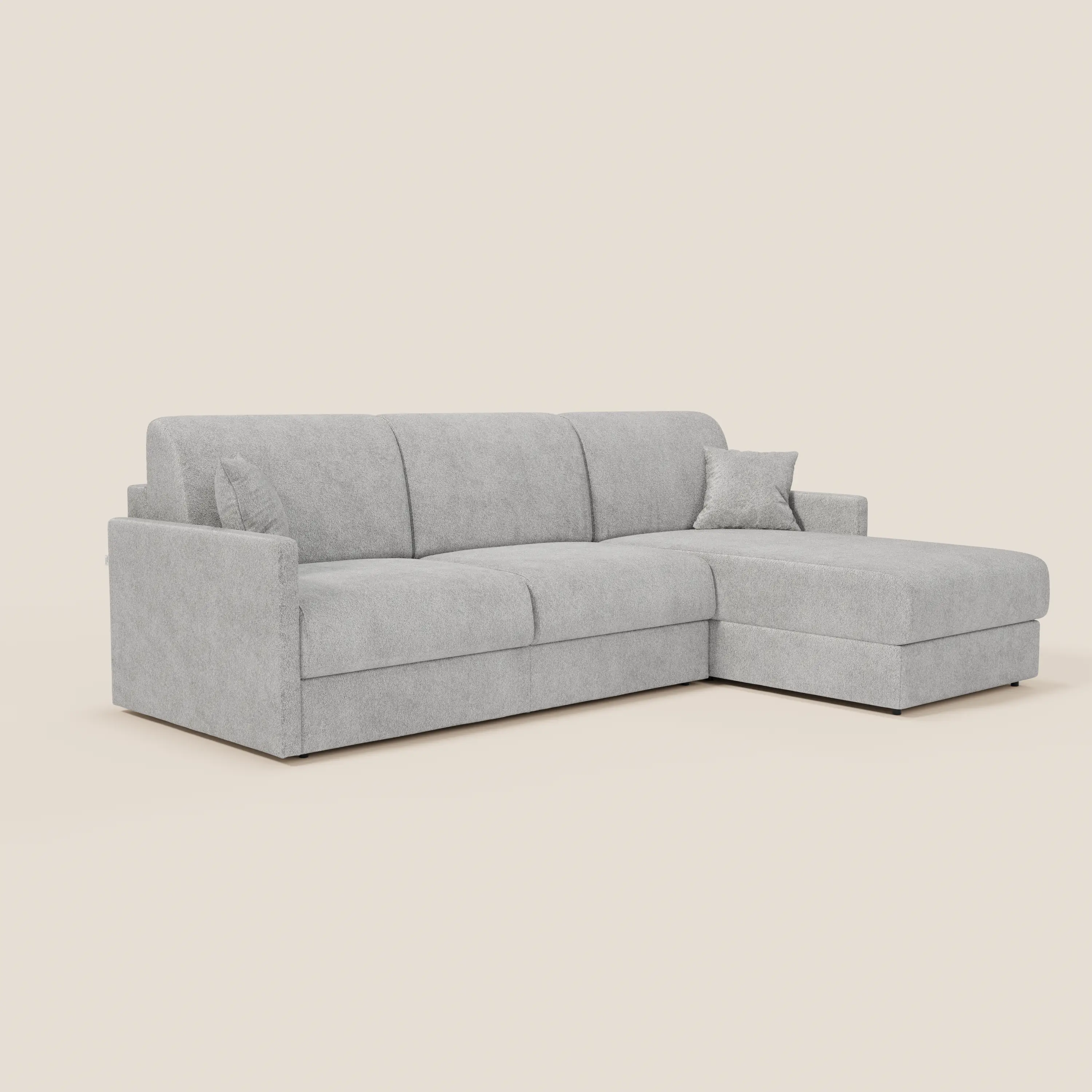 Tommy Canapé convertible avec méridienne coffre - design minimaliste et déhoussable en tissu détachable effet coton T33 - Image 68