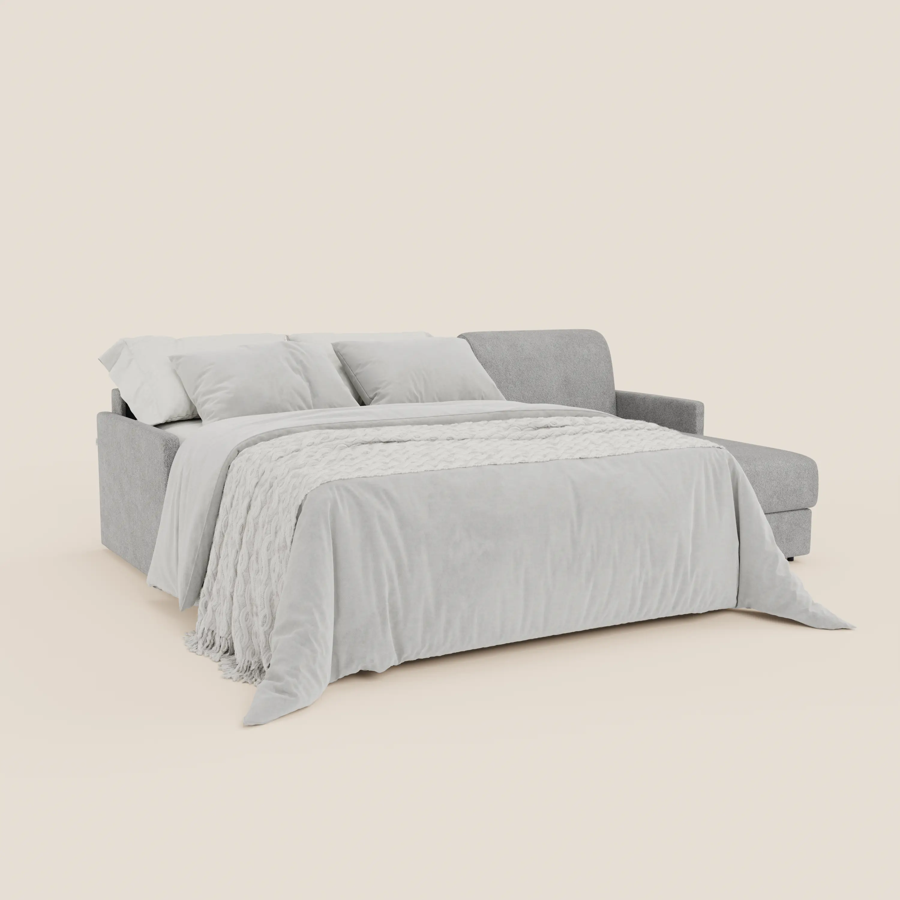 Tommy Canapé convertible avec méridienne coffre - design minimaliste et déhoussable en tissu détachable effet coton T33 - Image 70