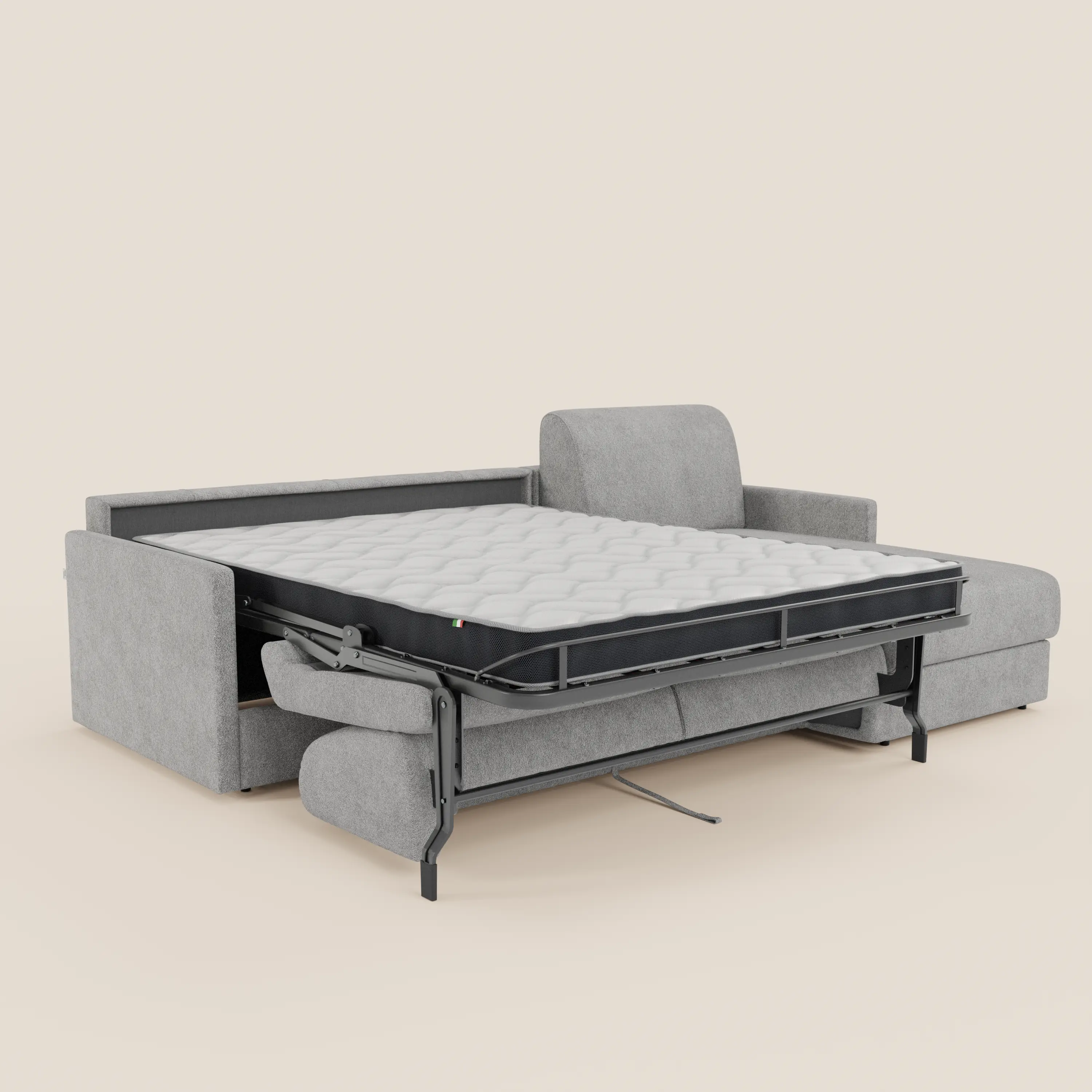 Tommy Canapé convertible avec méridienne coffre - design minimaliste et déhoussable en tissu détachable effet coton T33 - Image 79
