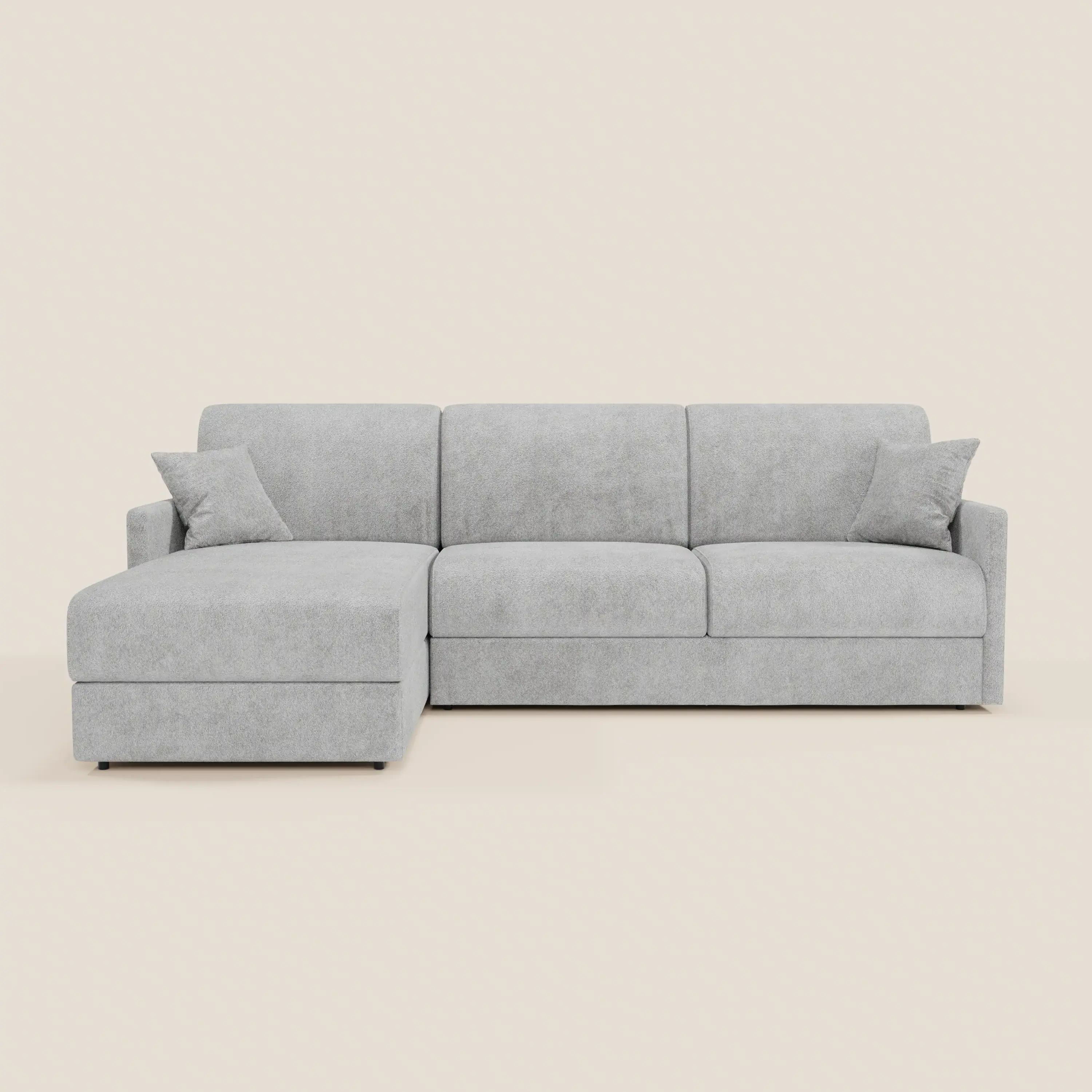 Tommy Canapé convertible avec méridienne coffre - design minimaliste et déhoussable en tissu détachable effet coton T33 - Image 80