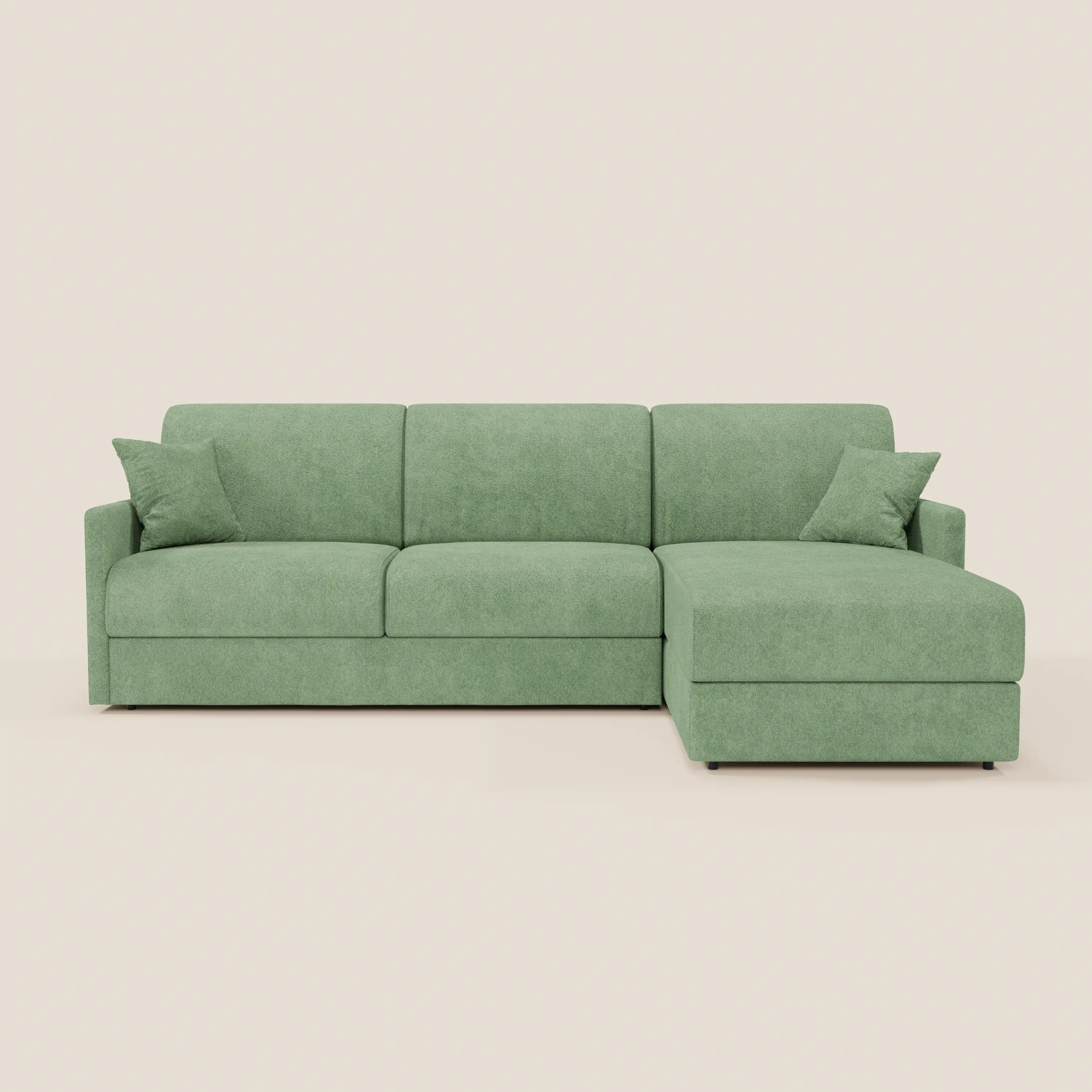 Tommy Canapé convertible avec méridienne coffre - design minimaliste et déhoussable en tissu détachable effet coton T33 - Image 83