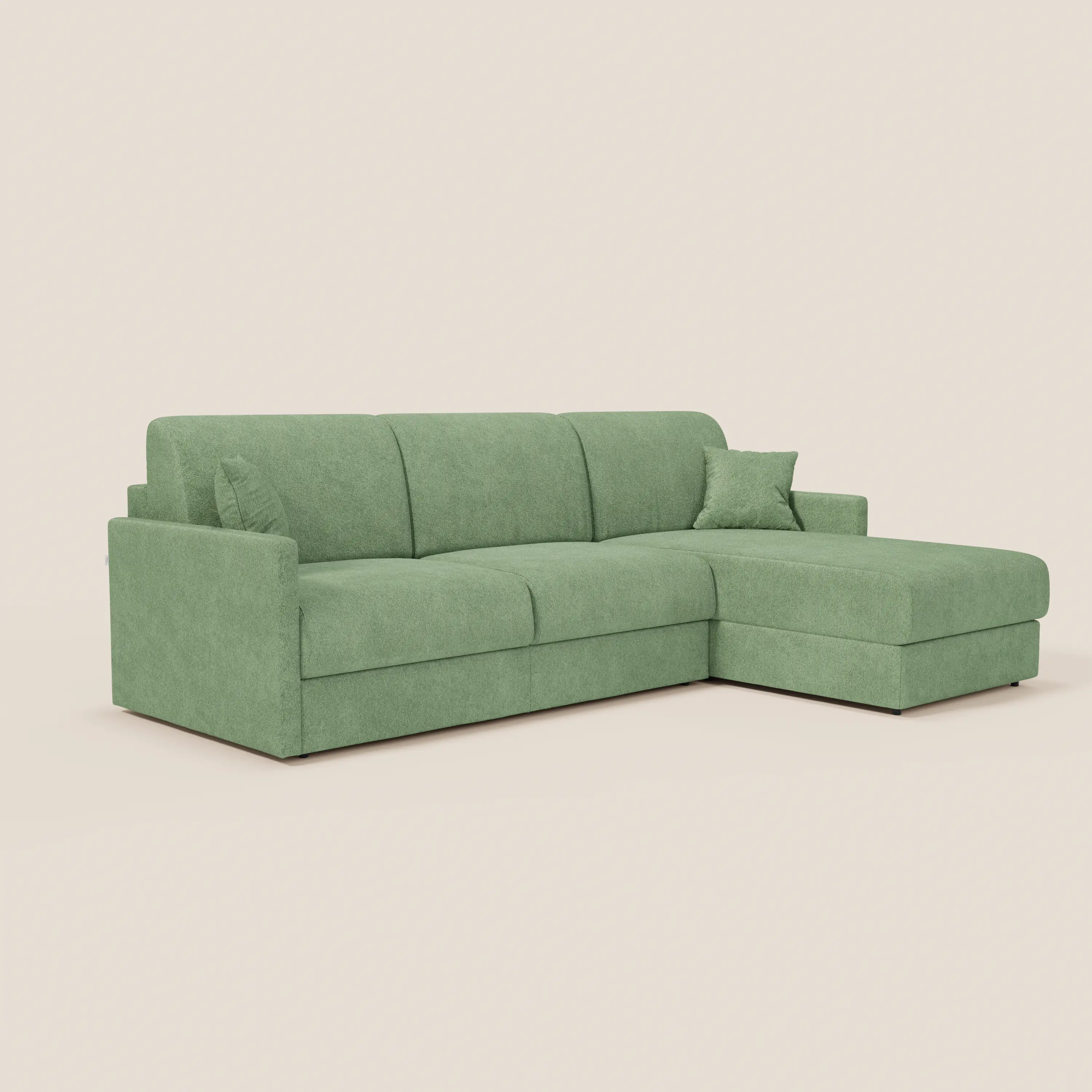 Tommy Canapé convertible avec méridienne coffre - design minimaliste et déhoussable en tissu détachable effet coton T33 - Image 85