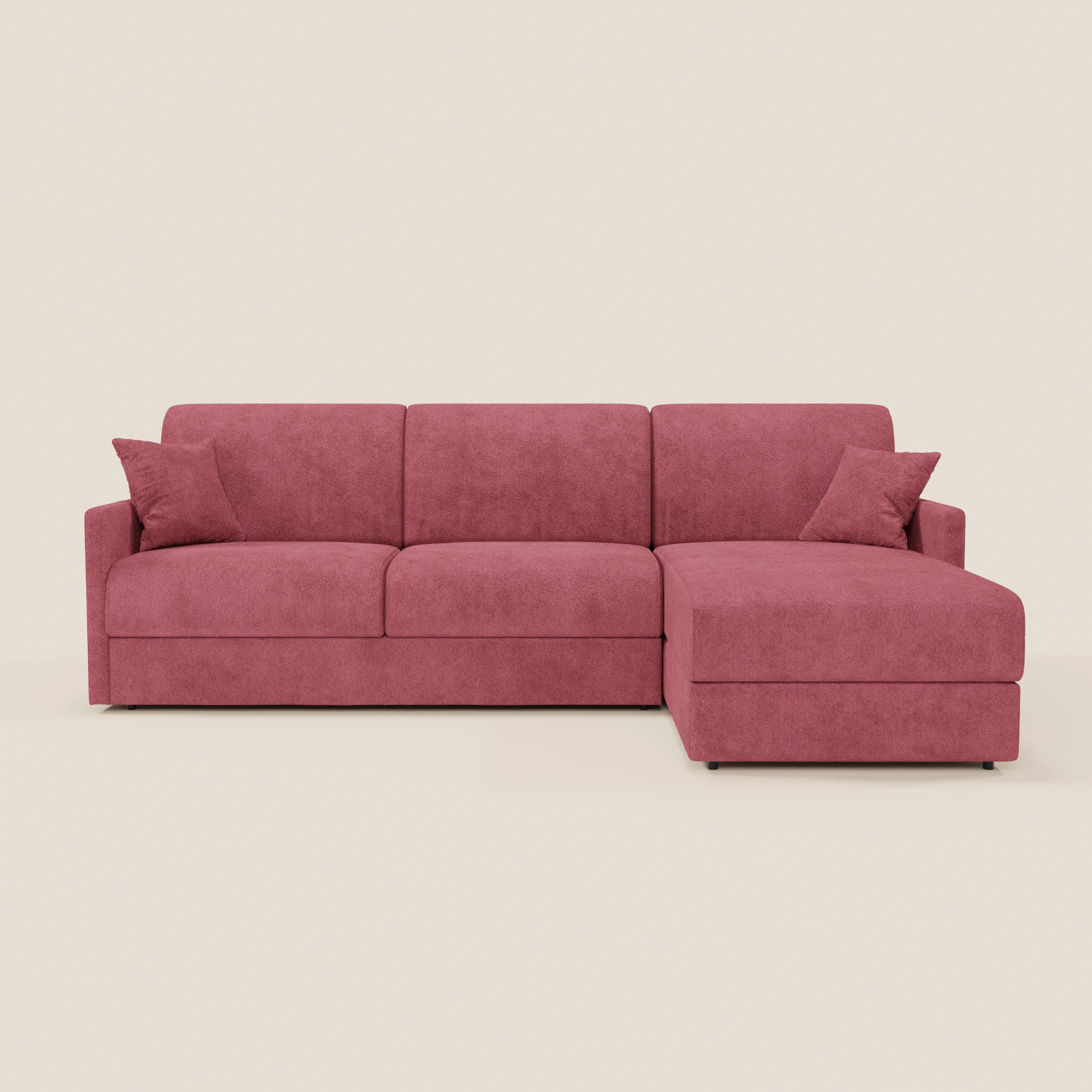 Tommy Canapé convertible avec méridienne coffre - design minimaliste et déhoussable en tissu détachable effet coton T33 - Image 99