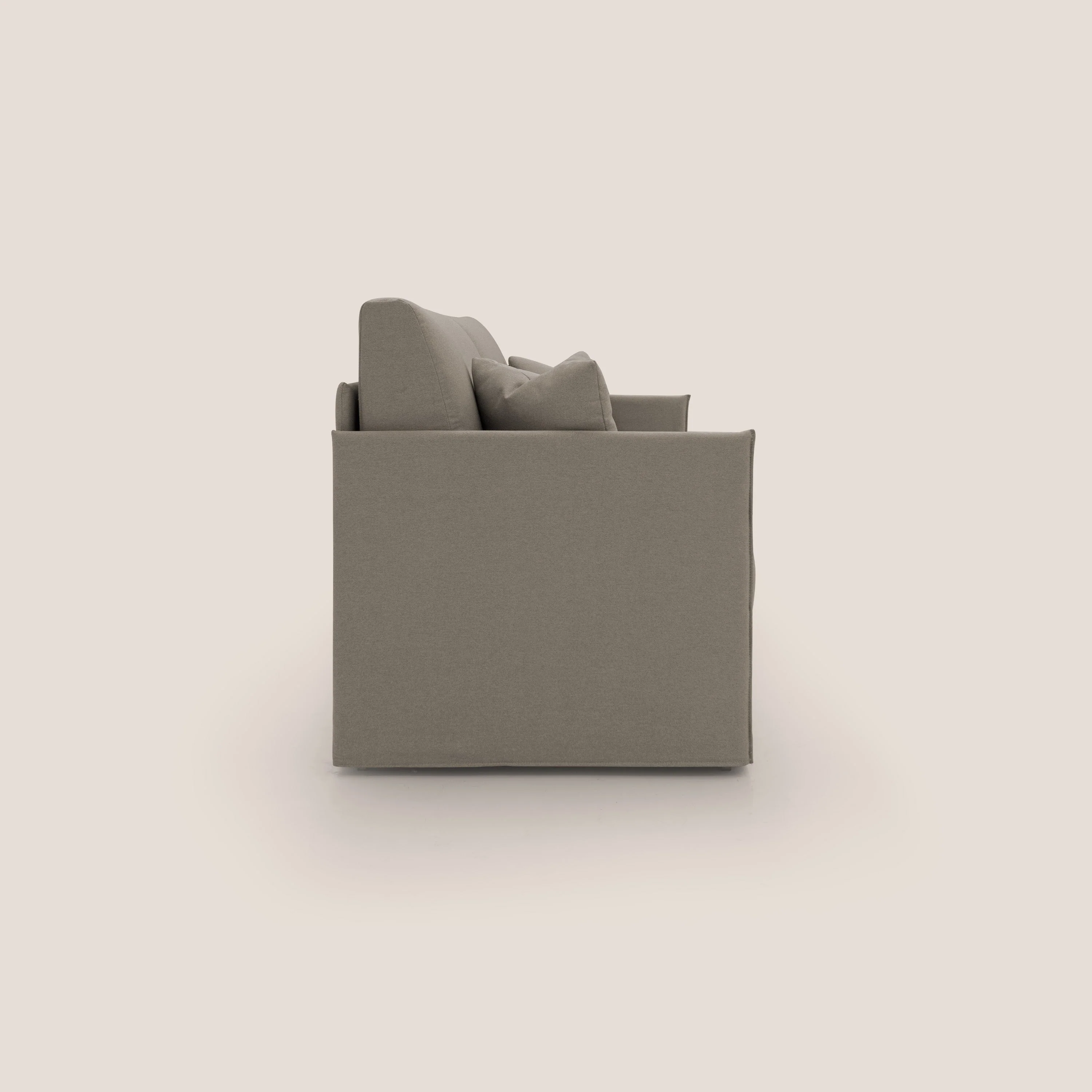 Tortona Canapé duplex avec lits jumeaux et tissu effet coton imperméable T13 Taupe tortora - Image 4