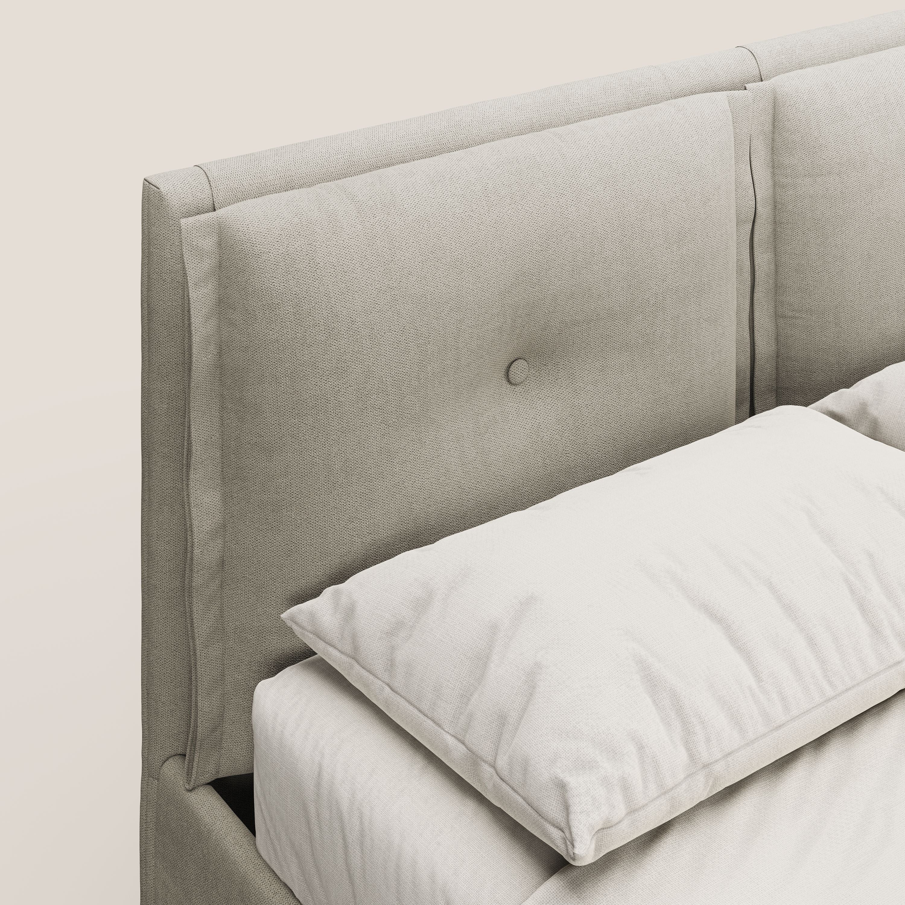 Travis lit coffre avec coussins capitonnés amovibles en tissu imperméable T02 crème - Image 7