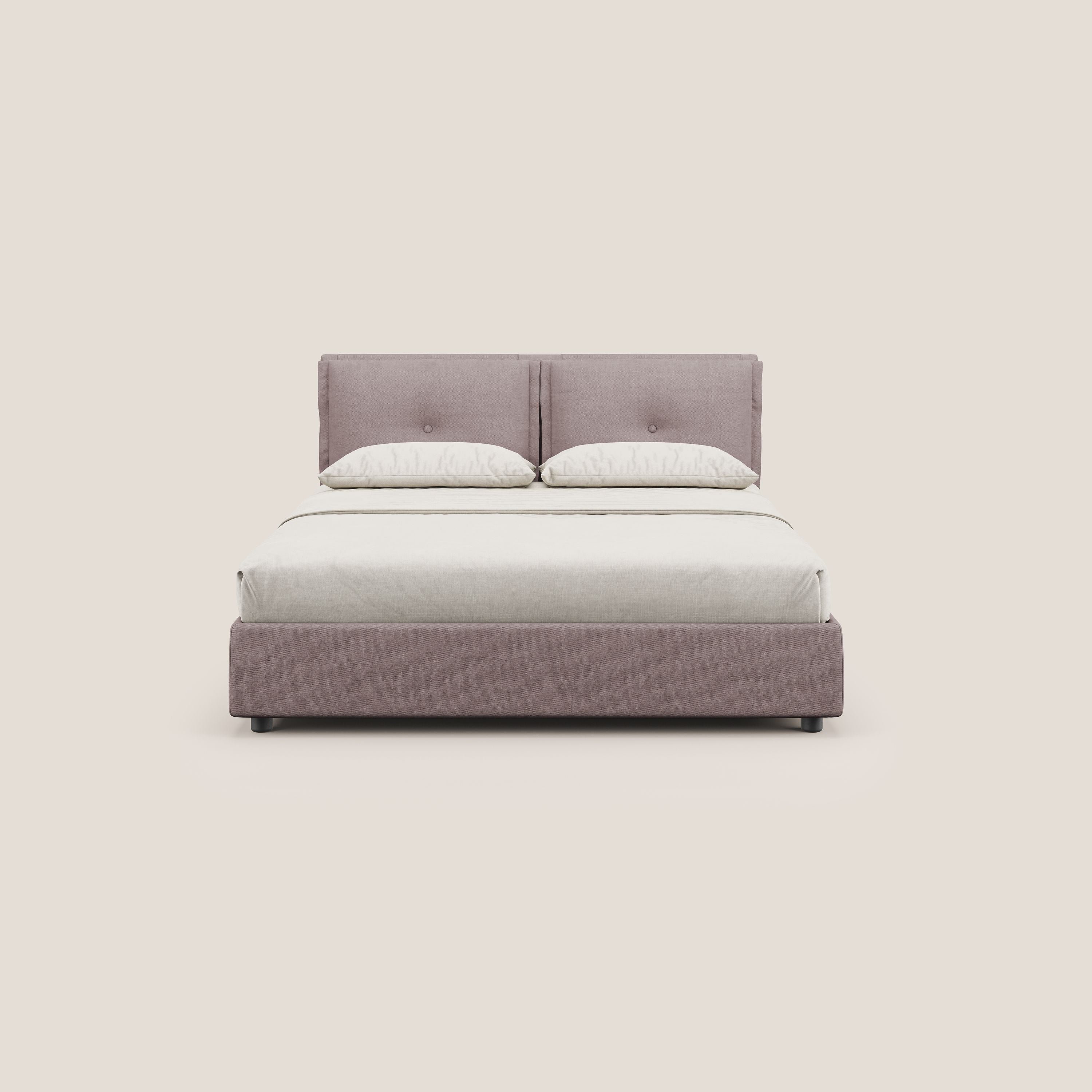 Travis lit coffre avec coussins capitonnés amovibles en tissu imperméable T02 rose - Image 3