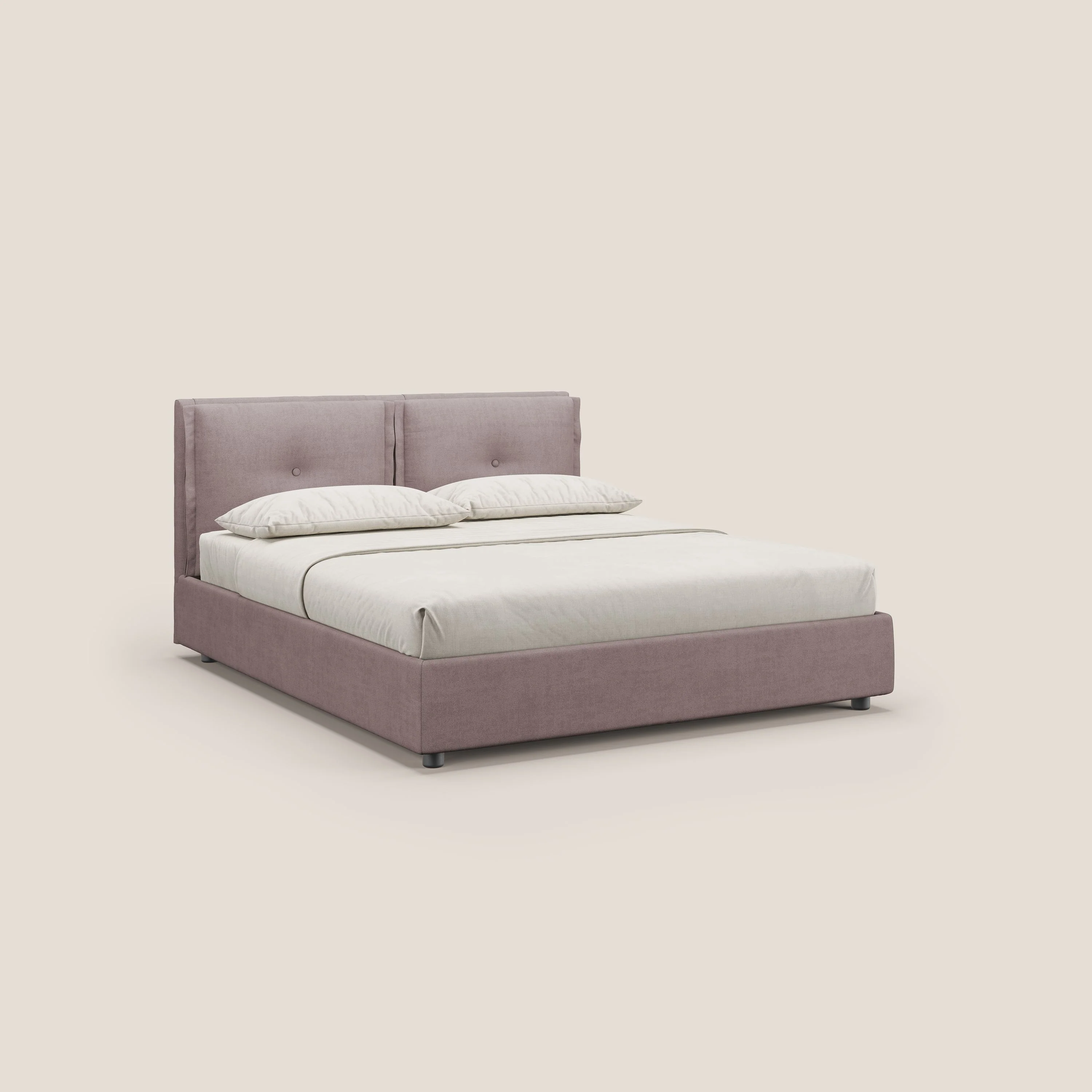 Travis lit coffre avec coussins capitonnés amovibles en tissu imperméable T02 rose - Image 4