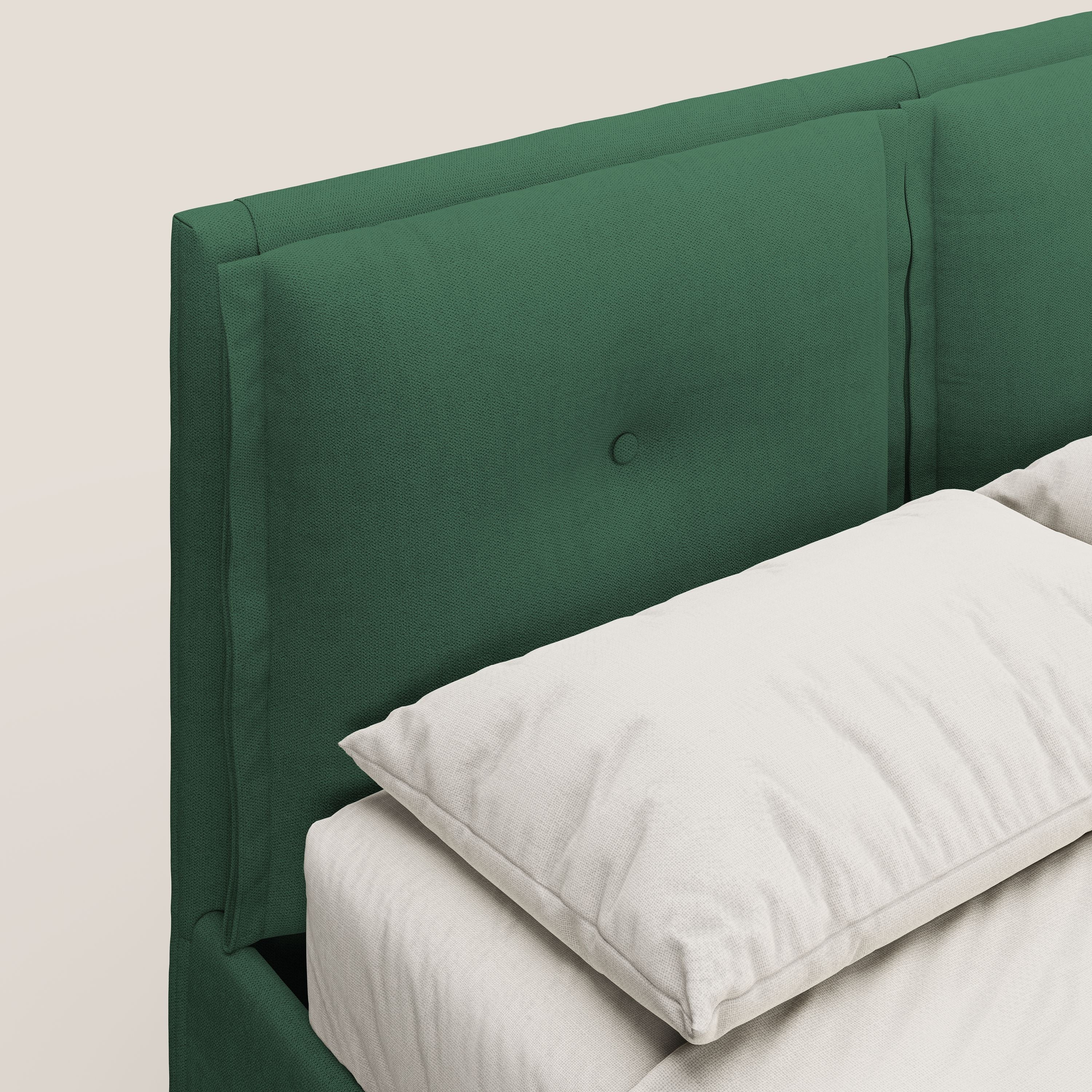 Travis lit coffre avec coussins capitonnés amovibles en tissu imperméable T02 vert - Image 7