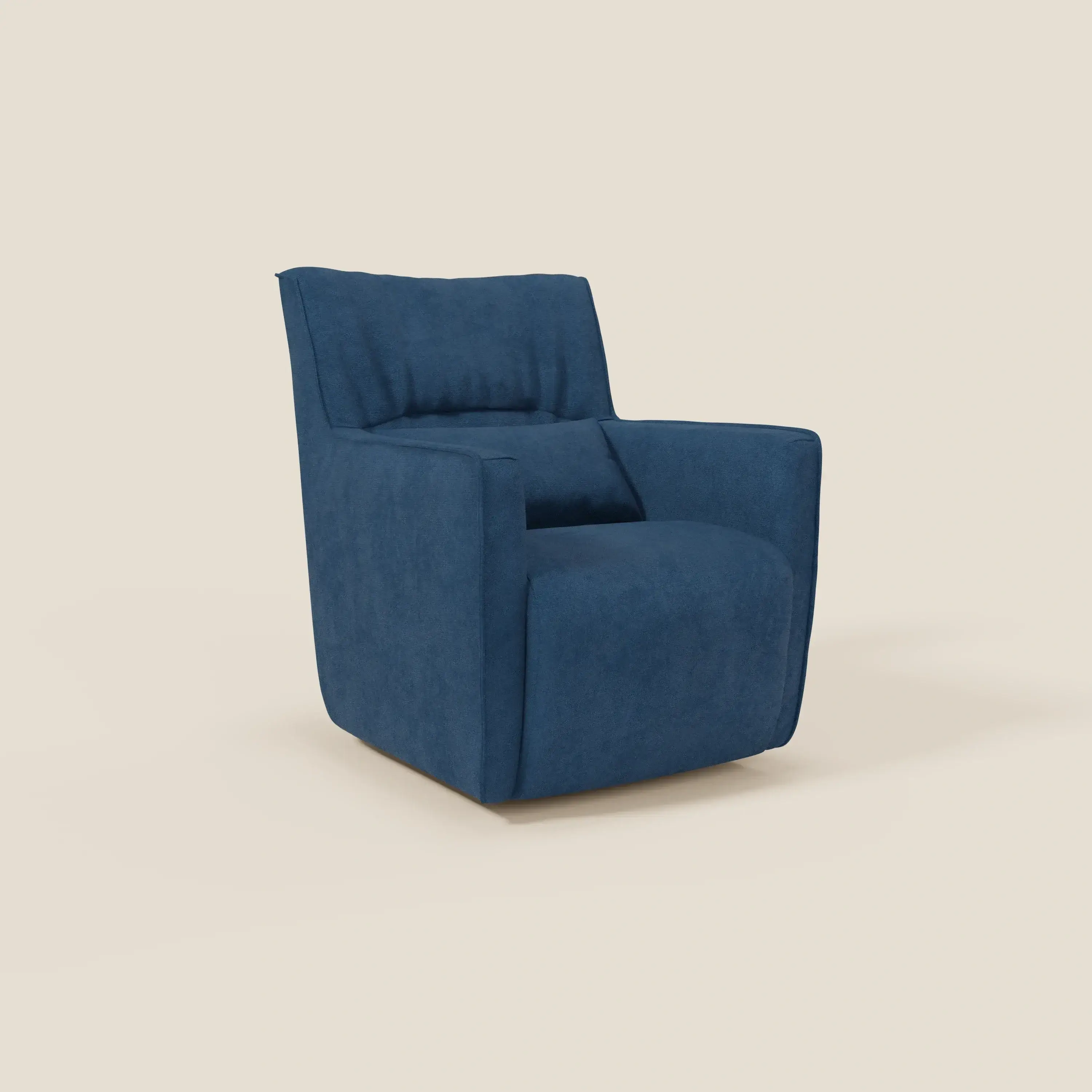 Tulla Fauteuil pivotant en tissu imperméable T02 bleu - Image 2