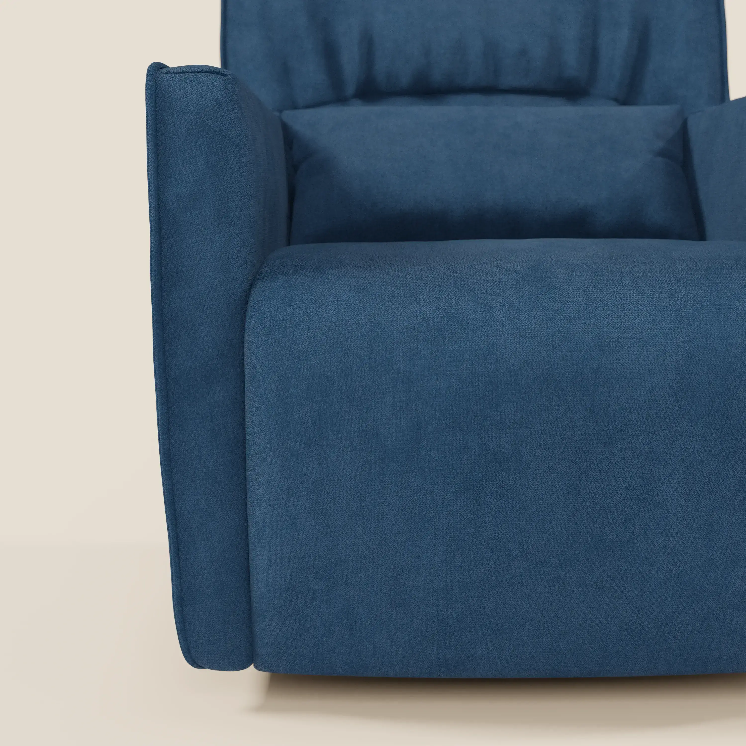 Tulla Fauteuil pivotant en tissu imperméable T02 bleu - Image 7