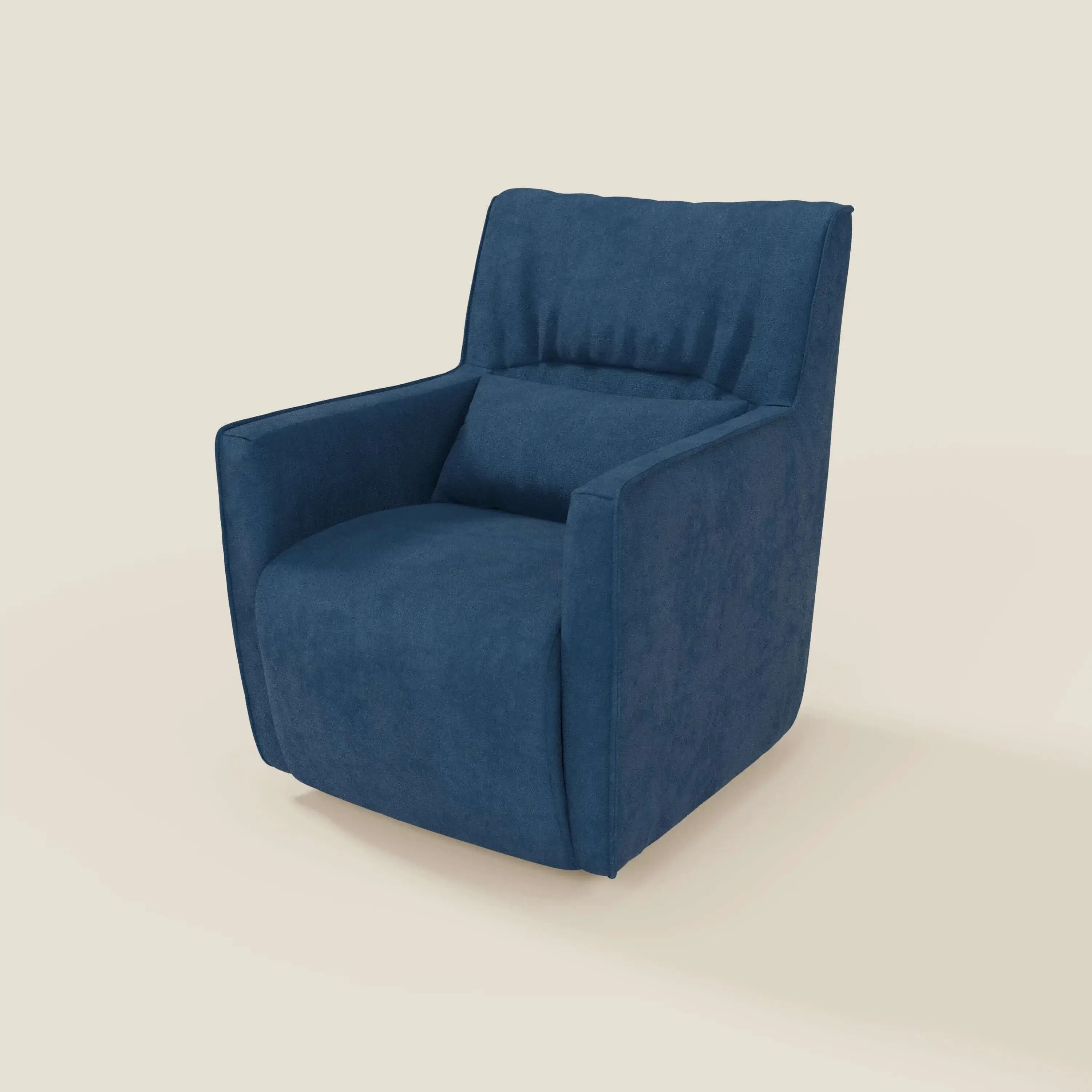 Tulla Fauteuil pivotant en tissu imperméable T02 bleu - Image 8