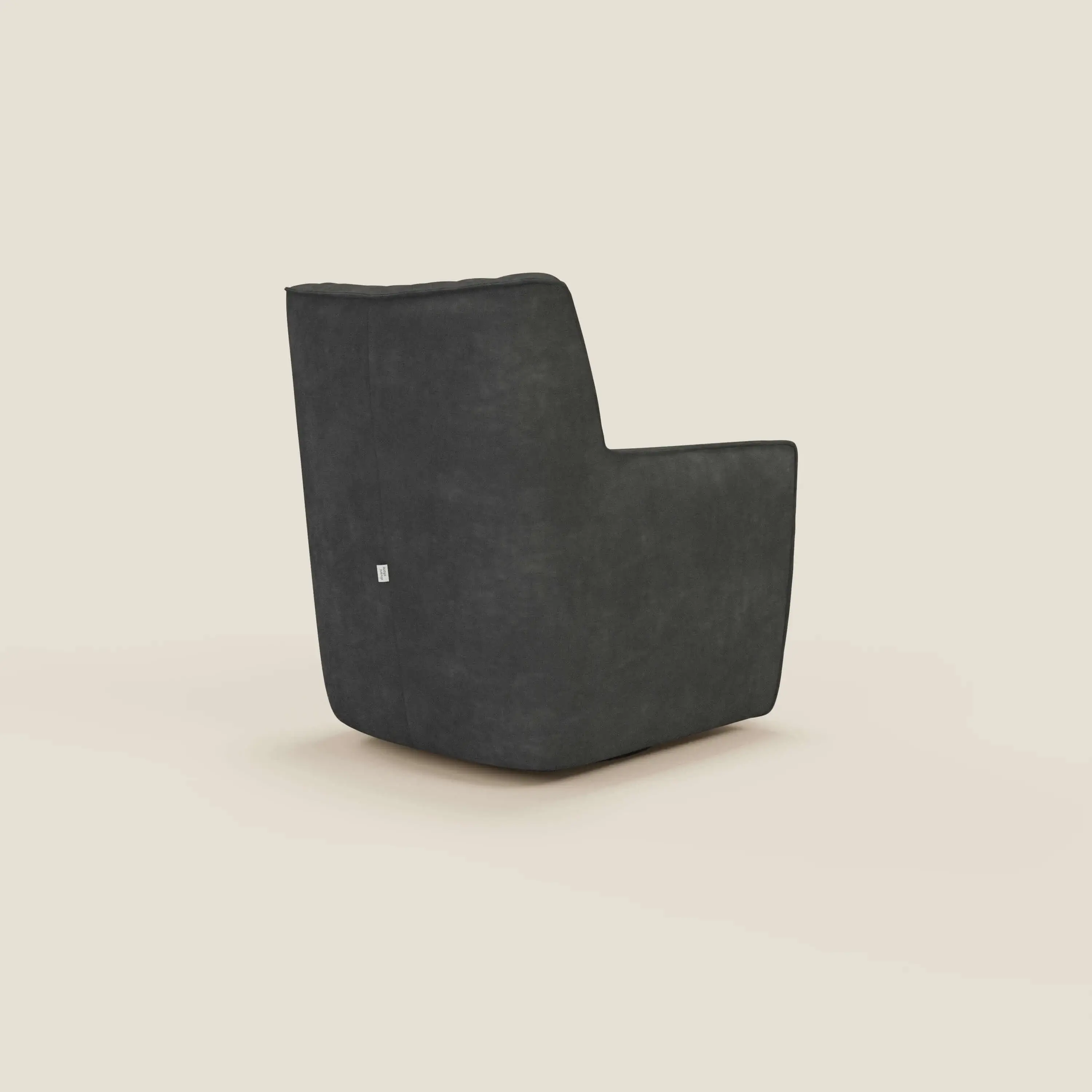  Tulla Fauteuil pivotant en tissu imperméable T02 noir - Image 4