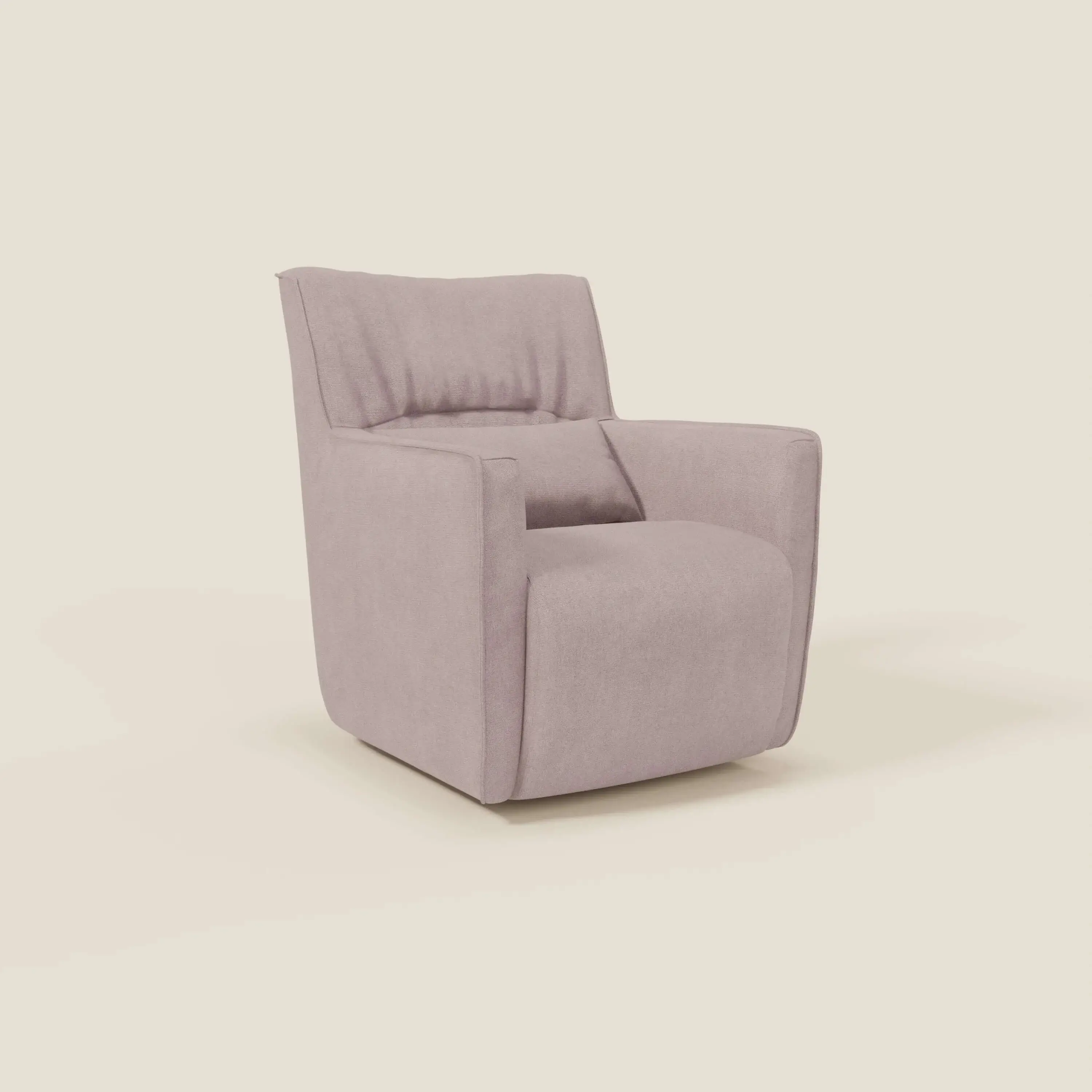 Tulla Fauteuil pivotant en tissu imperméable T02 rose - Image 2