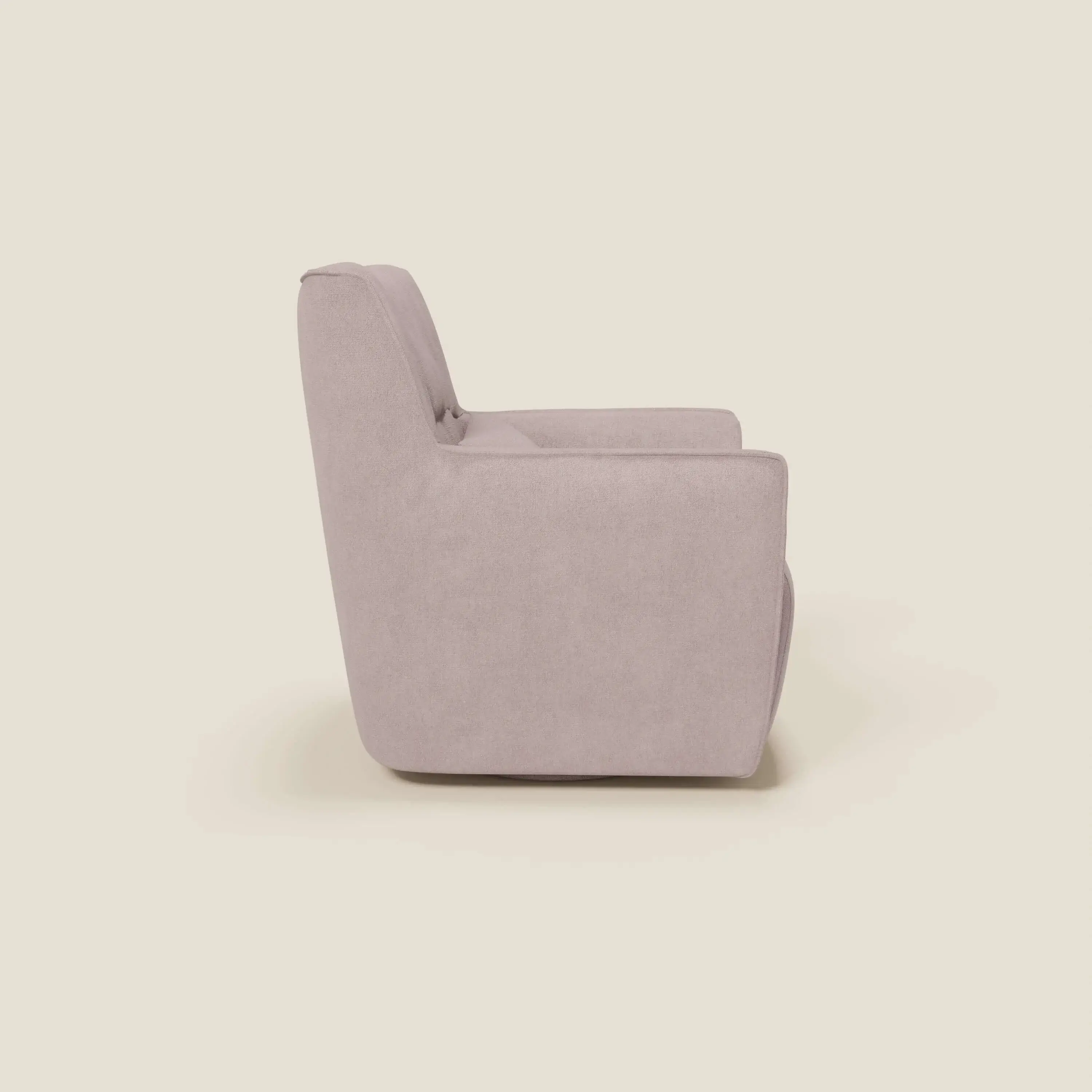 Tulla Fauteuil pivotant en tissu imperméable T02 rose - Image 3