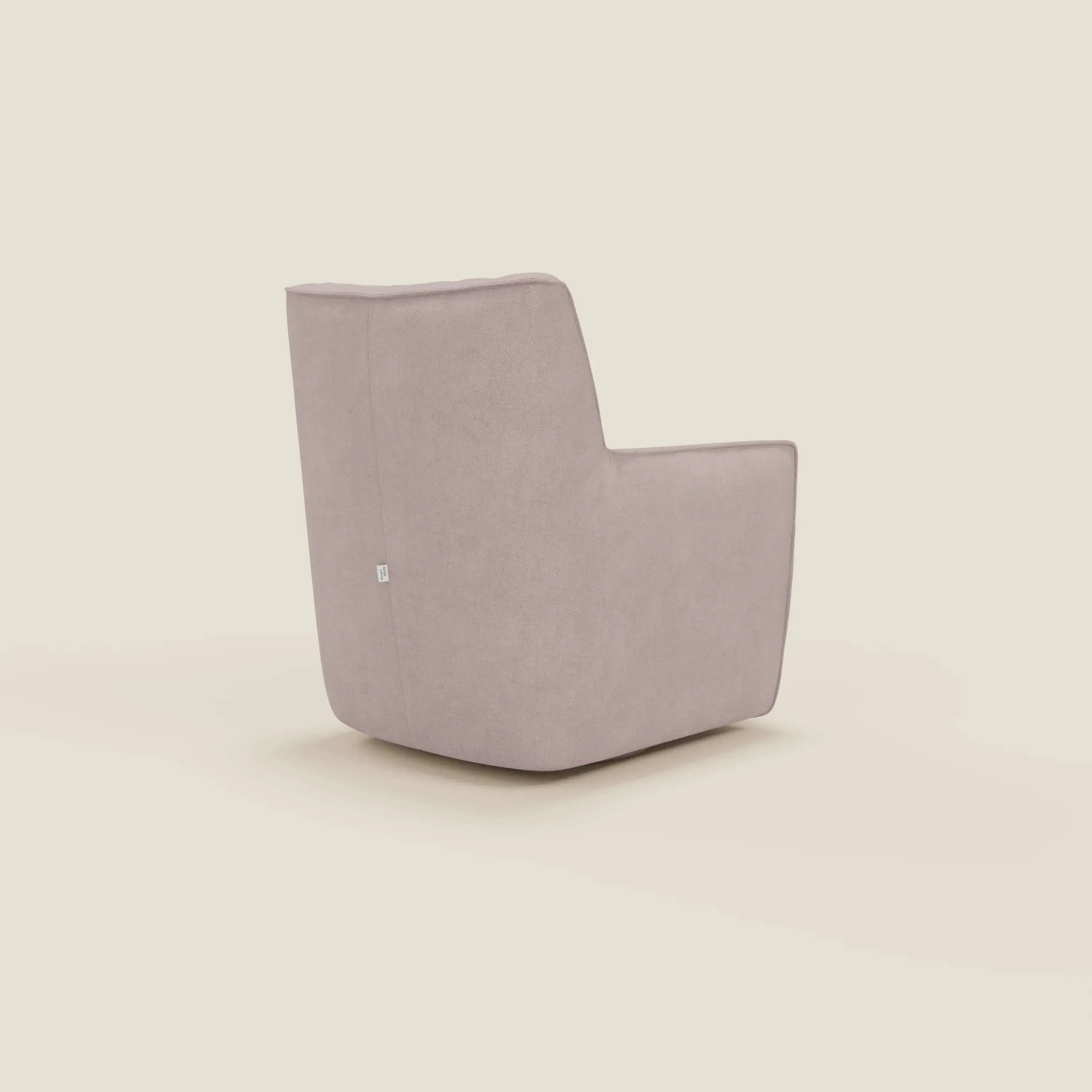 Tulla Fauteuil pivotant en tissu imperméable T02 rose - Image 4