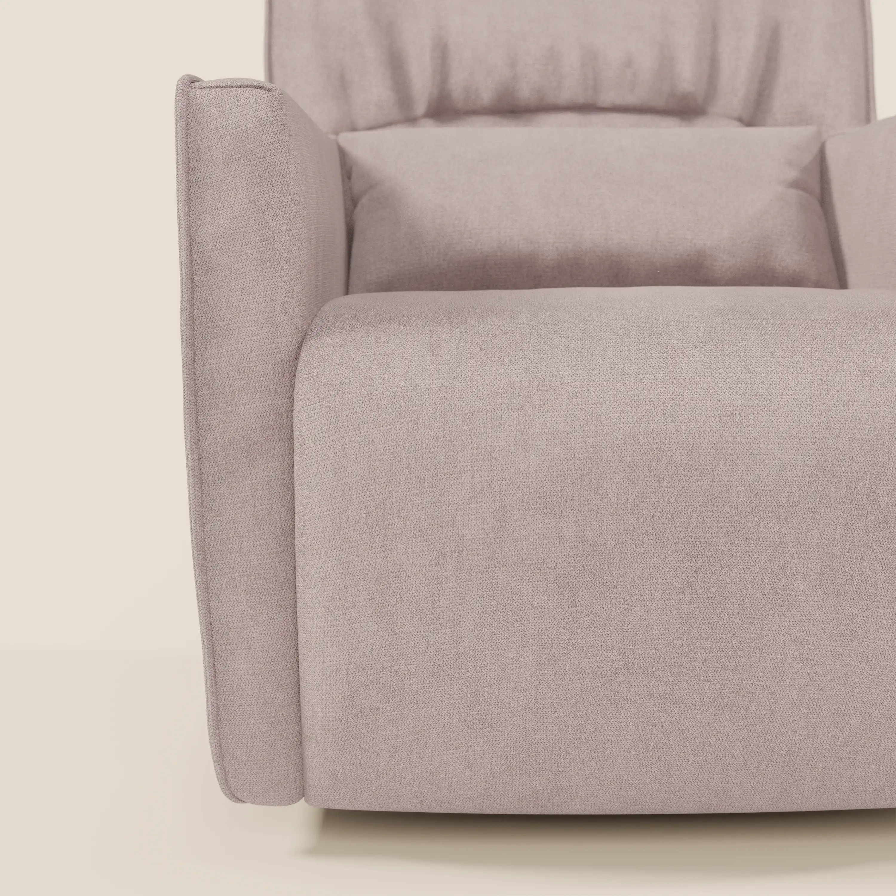 Tulla Fauteuil pivotant en tissu imperméable T02 rose - Image 7