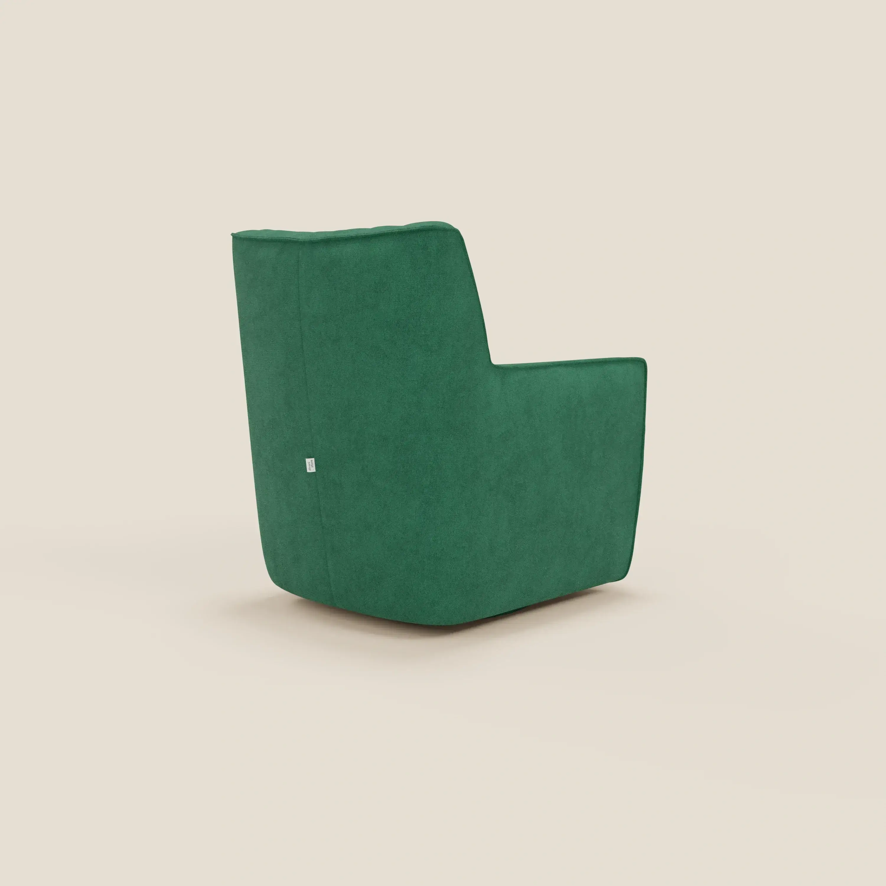 Tulla Fauteuil pivotant en tissu imperméable T02 vert - Image 4