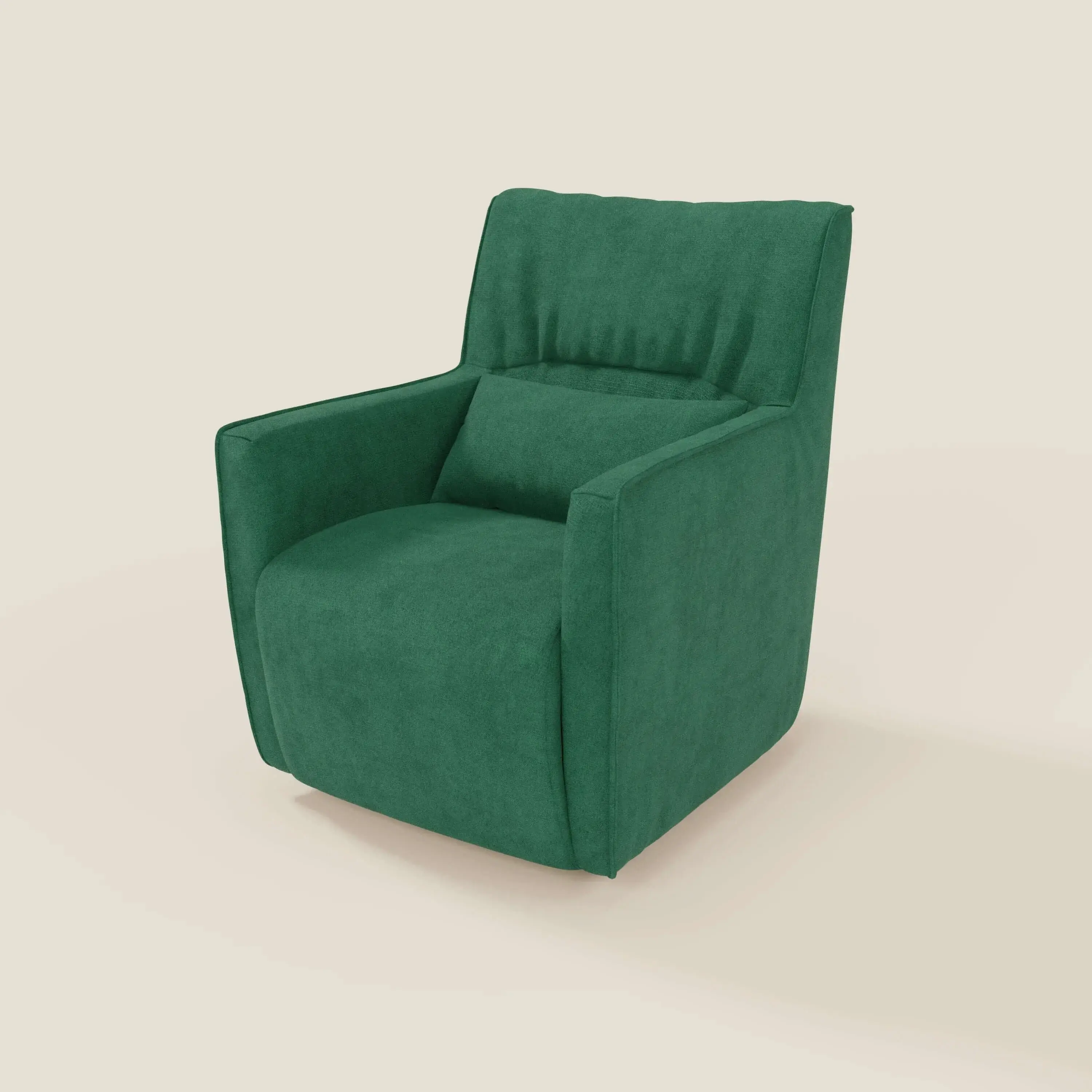Tulla Fauteuil pivotant en tissu imperméable T02 vert - Image 8