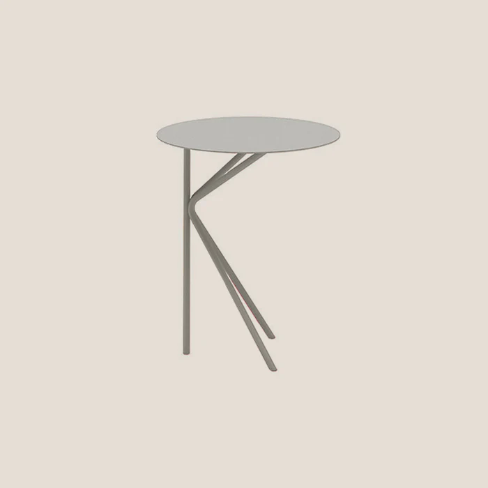 Twin table haute minimaliste ronde en différentes couleurs