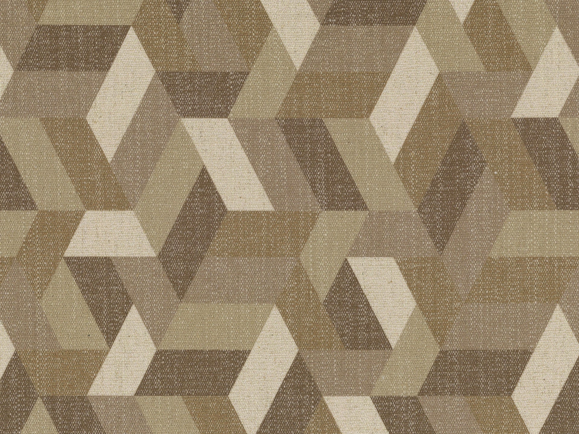 Unreal coussins à fantaisie géométriques en tissu hydrofuge beige - Image 2