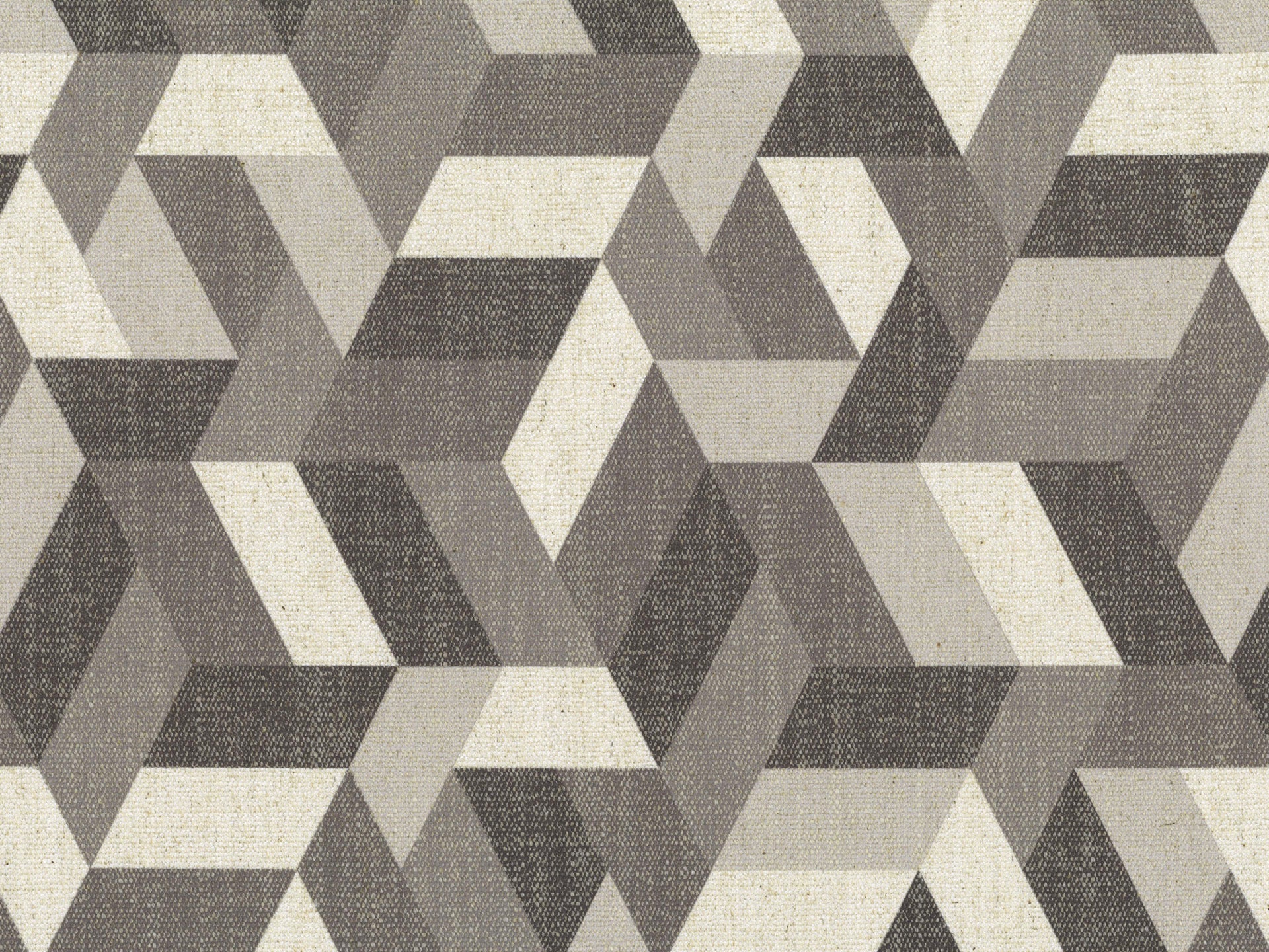 Unreal coussins à fantaisie géométriques en tissu hydrofuge gris - Image 2
