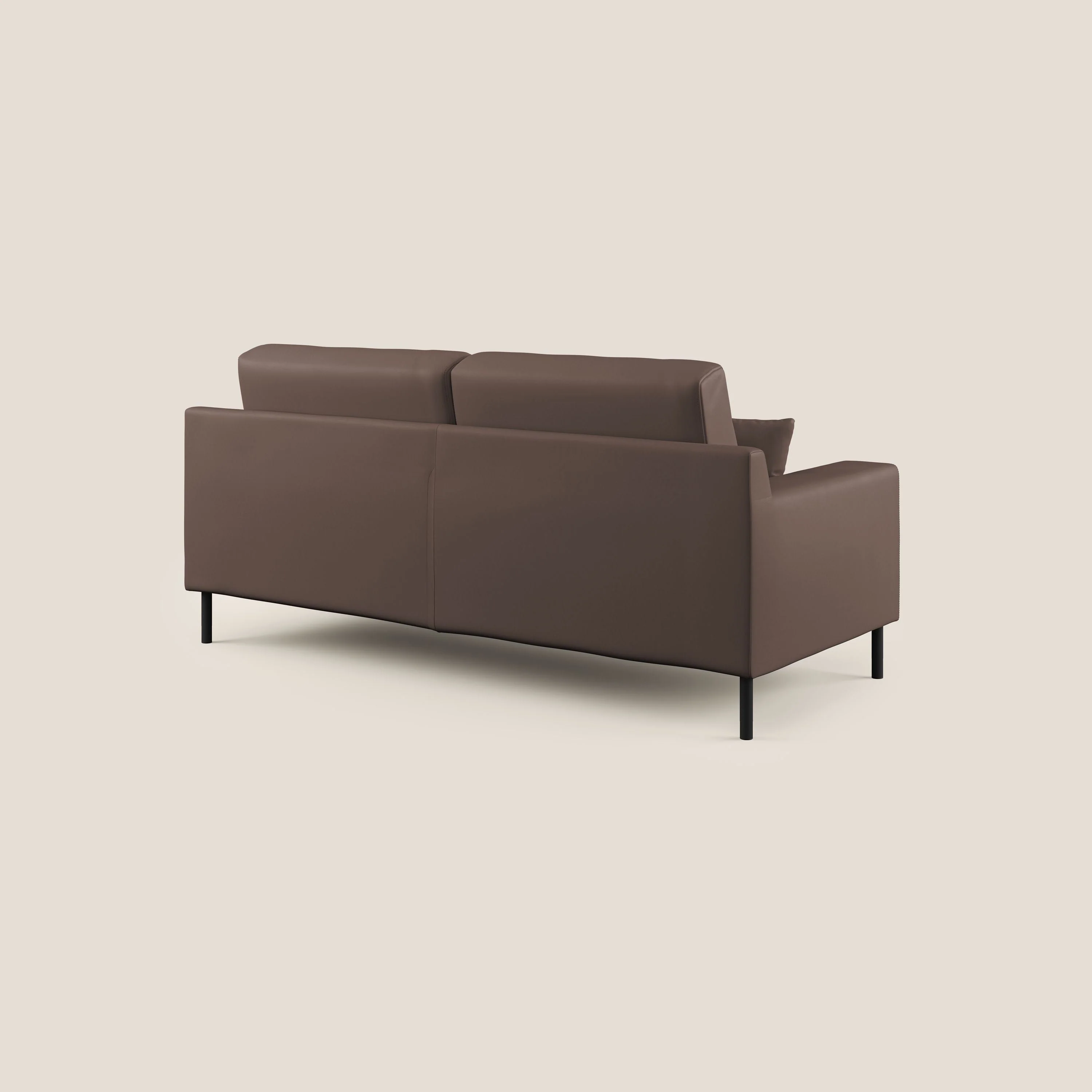 Uranio canapé linéaire moderne en simili cuir imperméable T04 marron - Image 7