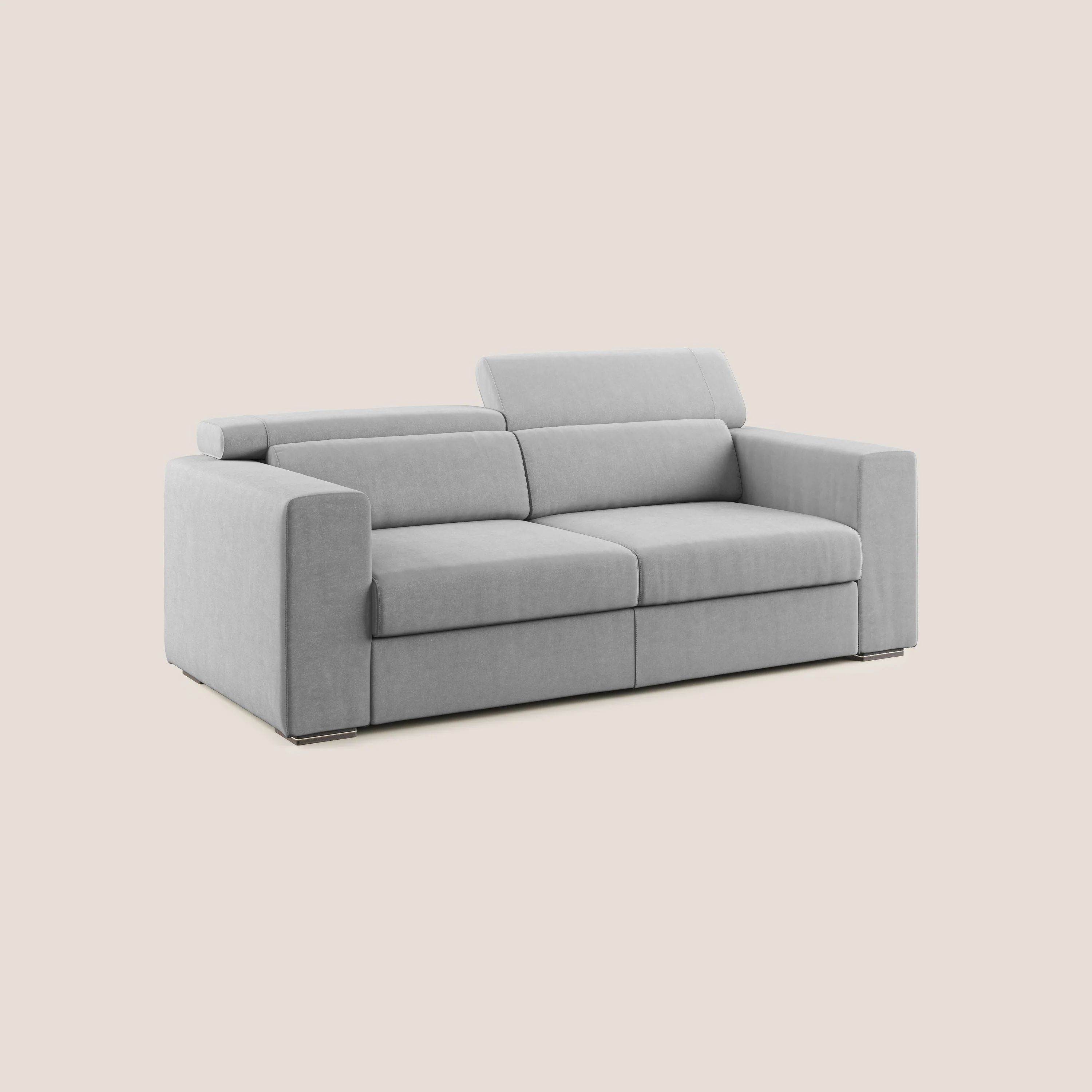 Vegas canapé  avec têtières inclinables en microfibre imperméable T11 gris - Image 2