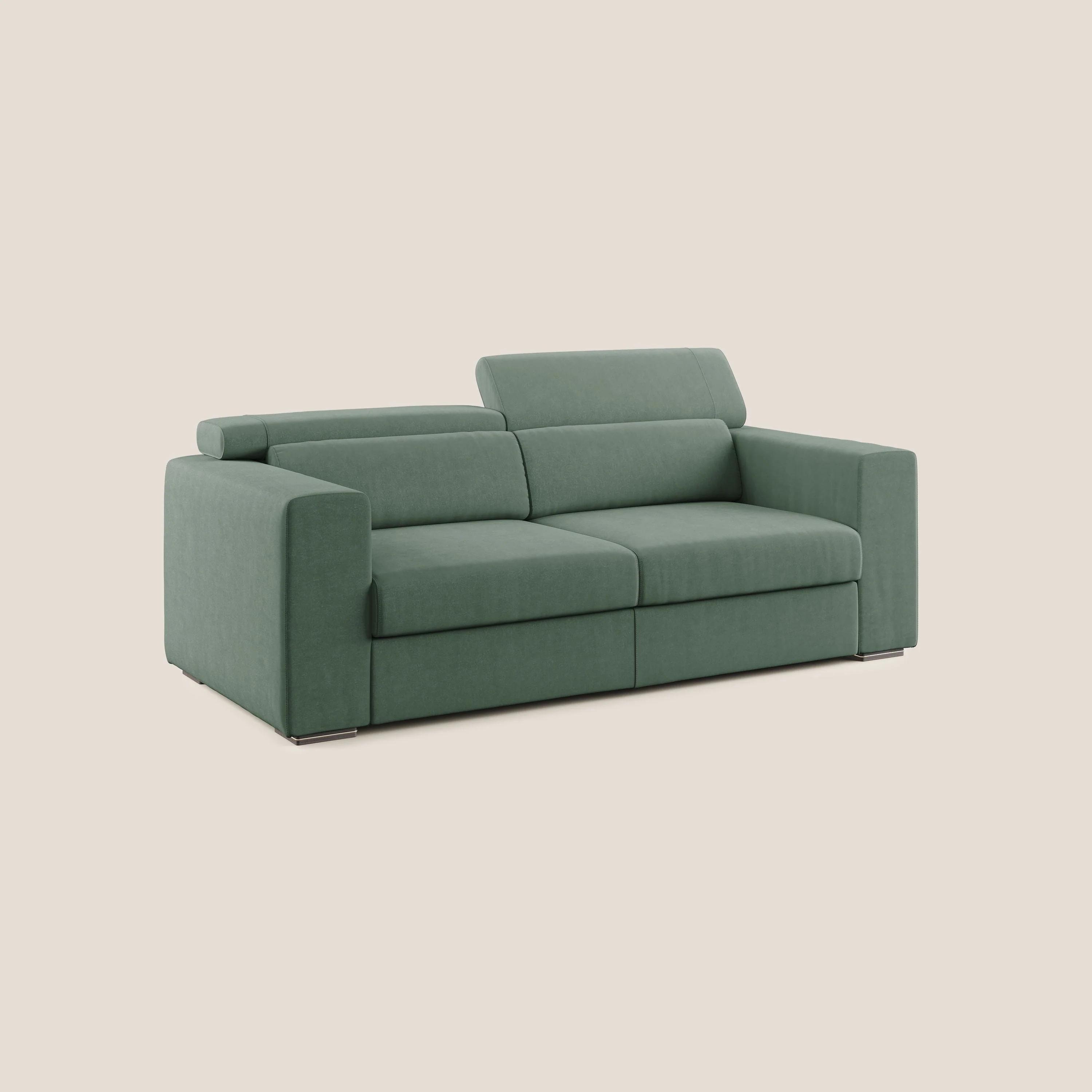 Vegas canapé avec têtières inclinables en microfibre imperméable T11 vert - Image 2