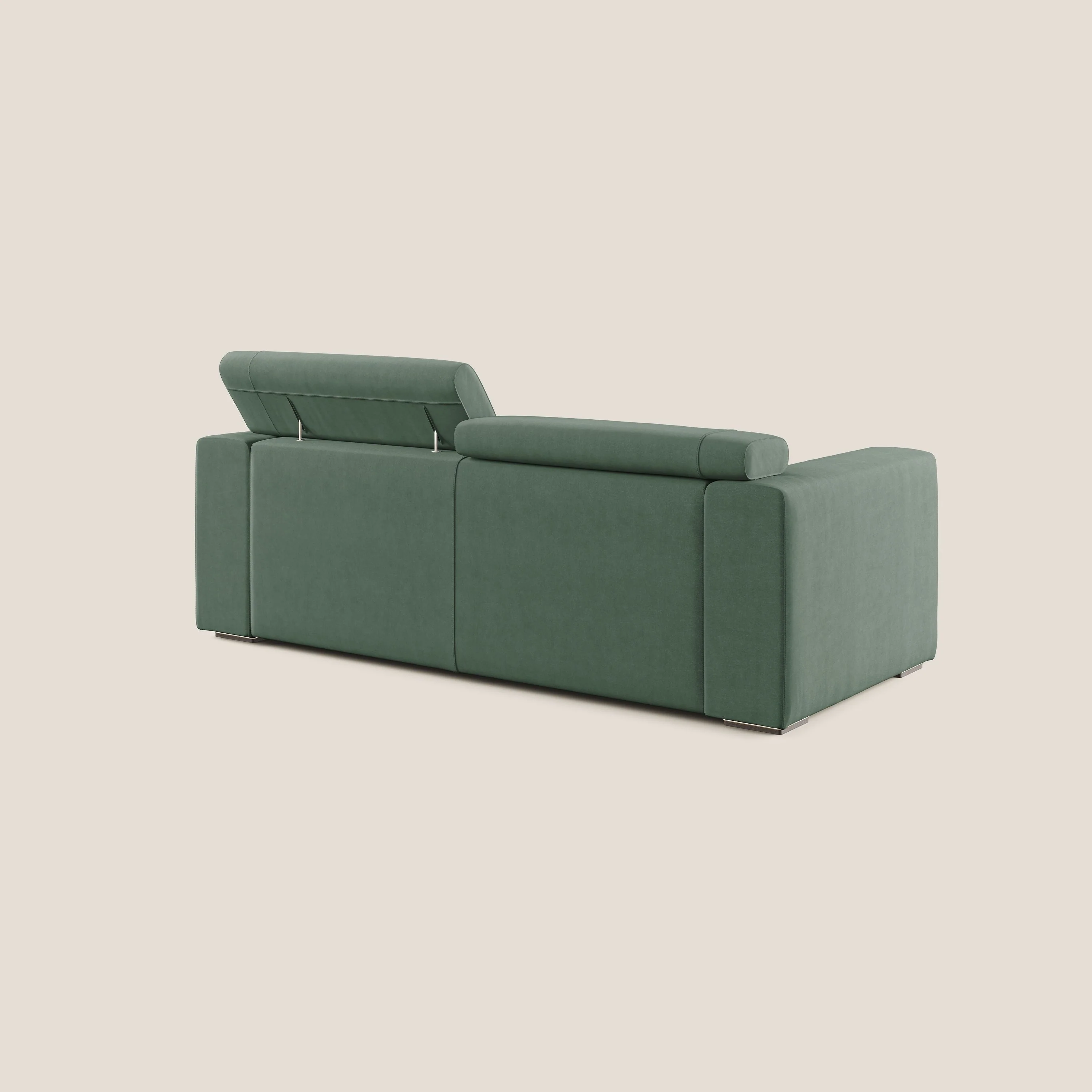 Vegas canapé avec têtières inclinables en microfibre imperméable T11 vert - Image 4