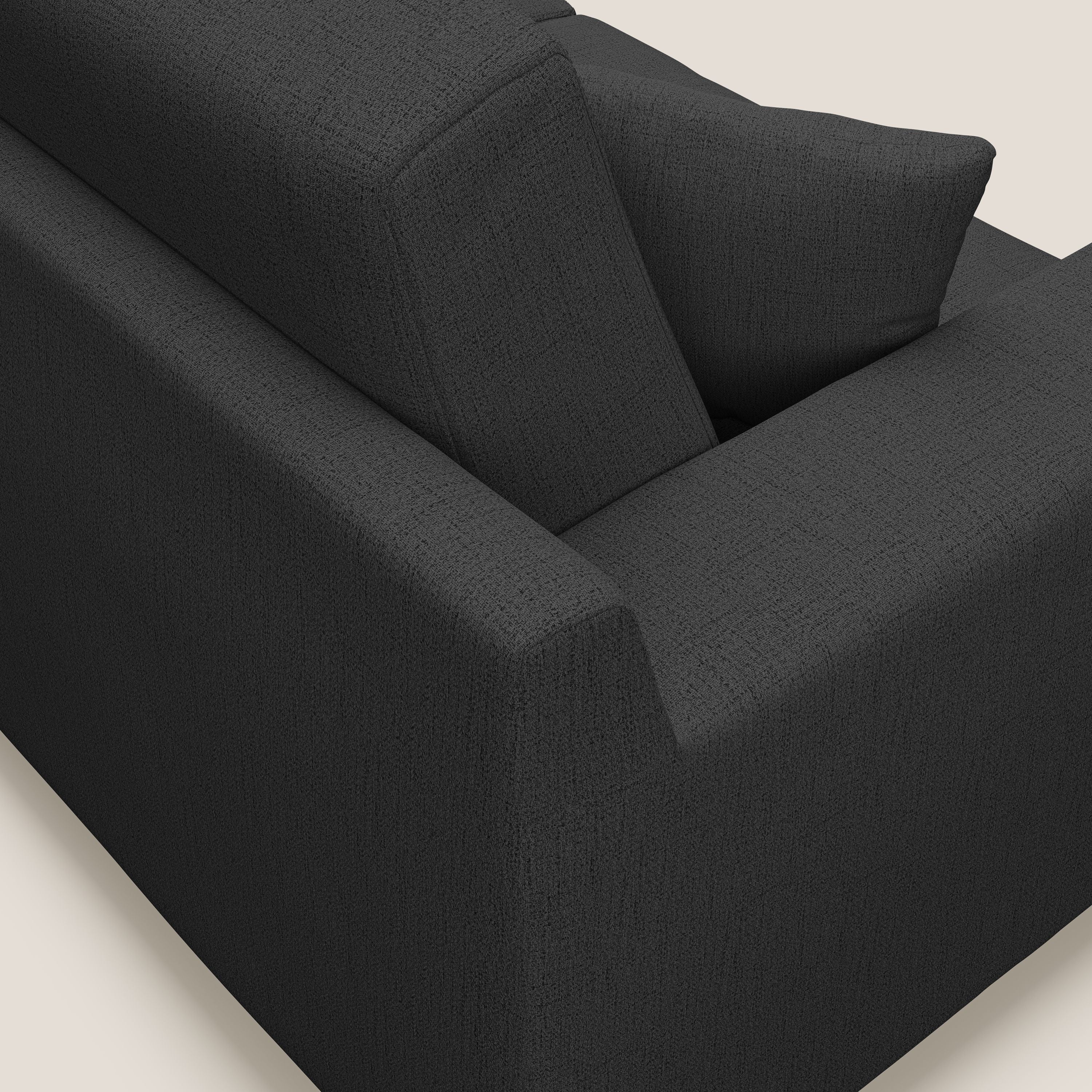 Michael Canapé en tissu imperméable antitache T03 anthracite - Image 4