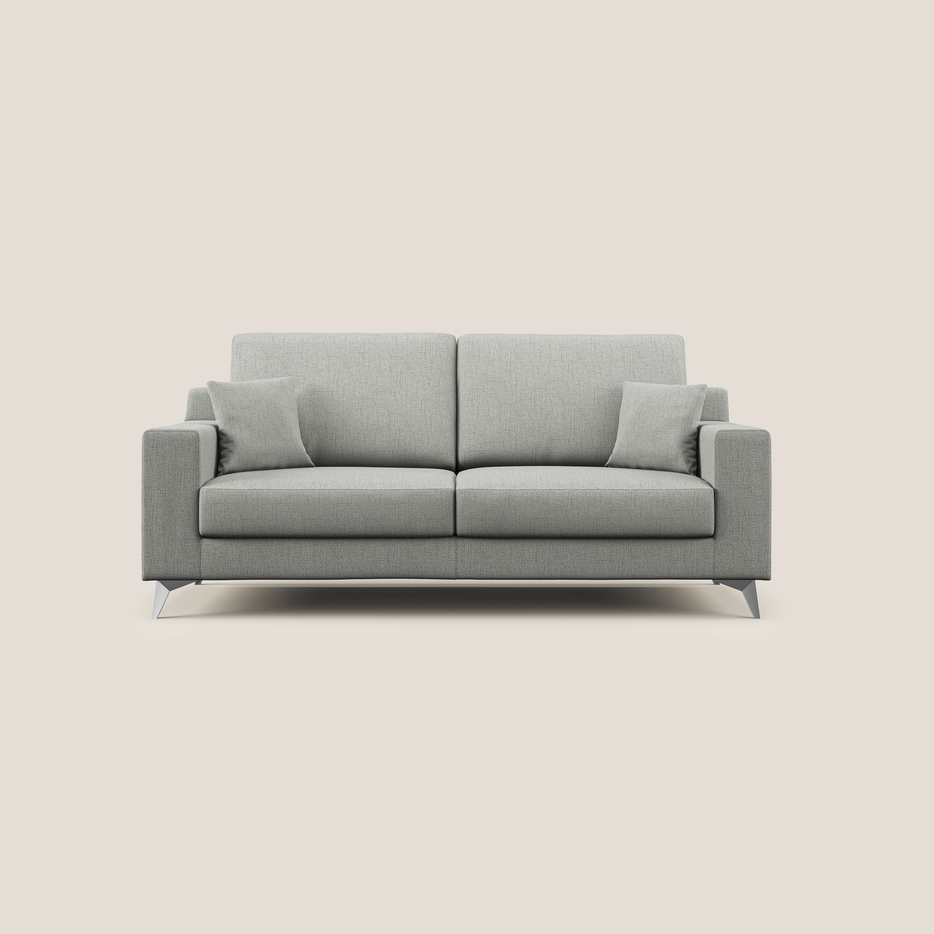 Michael Canapé en tissu imperméable antitache T03 gris clair