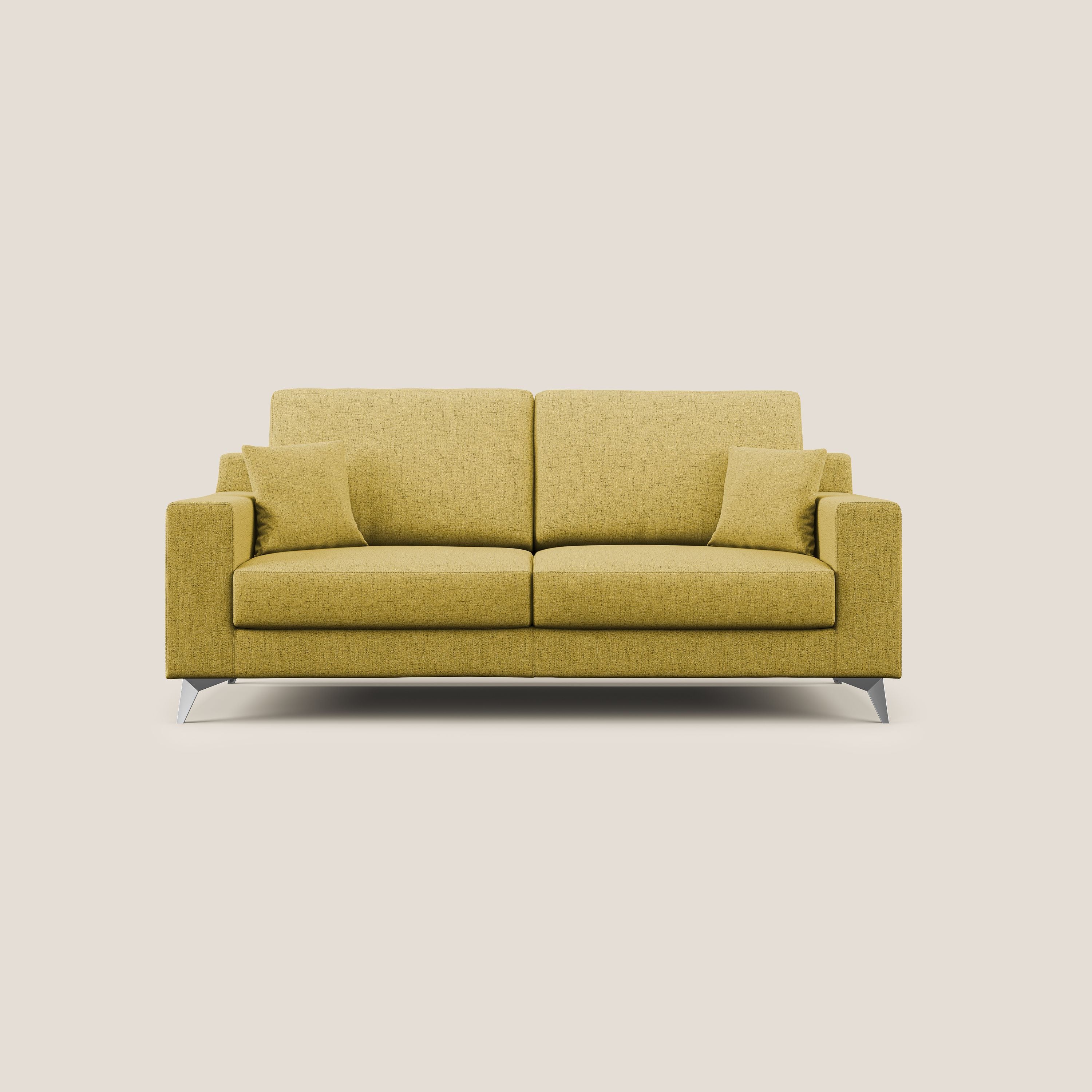 Michael Canapé en tissu imperméable antitache T03 jaune