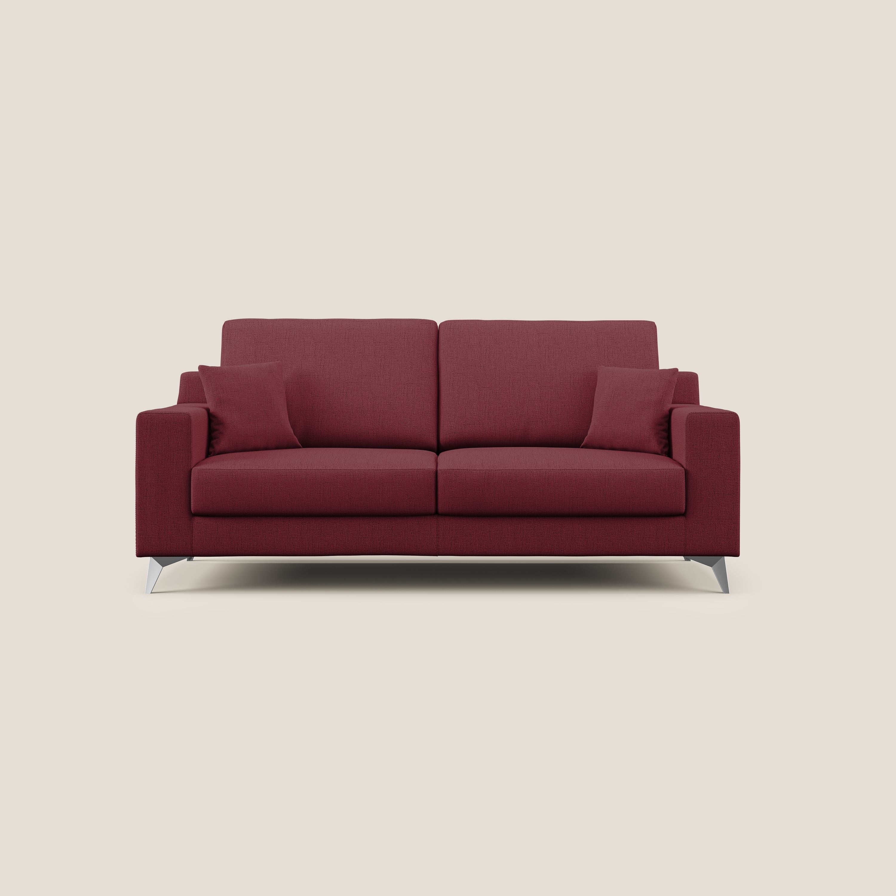 Michael Canapé en tissu imperméable antitache T03 rouge
