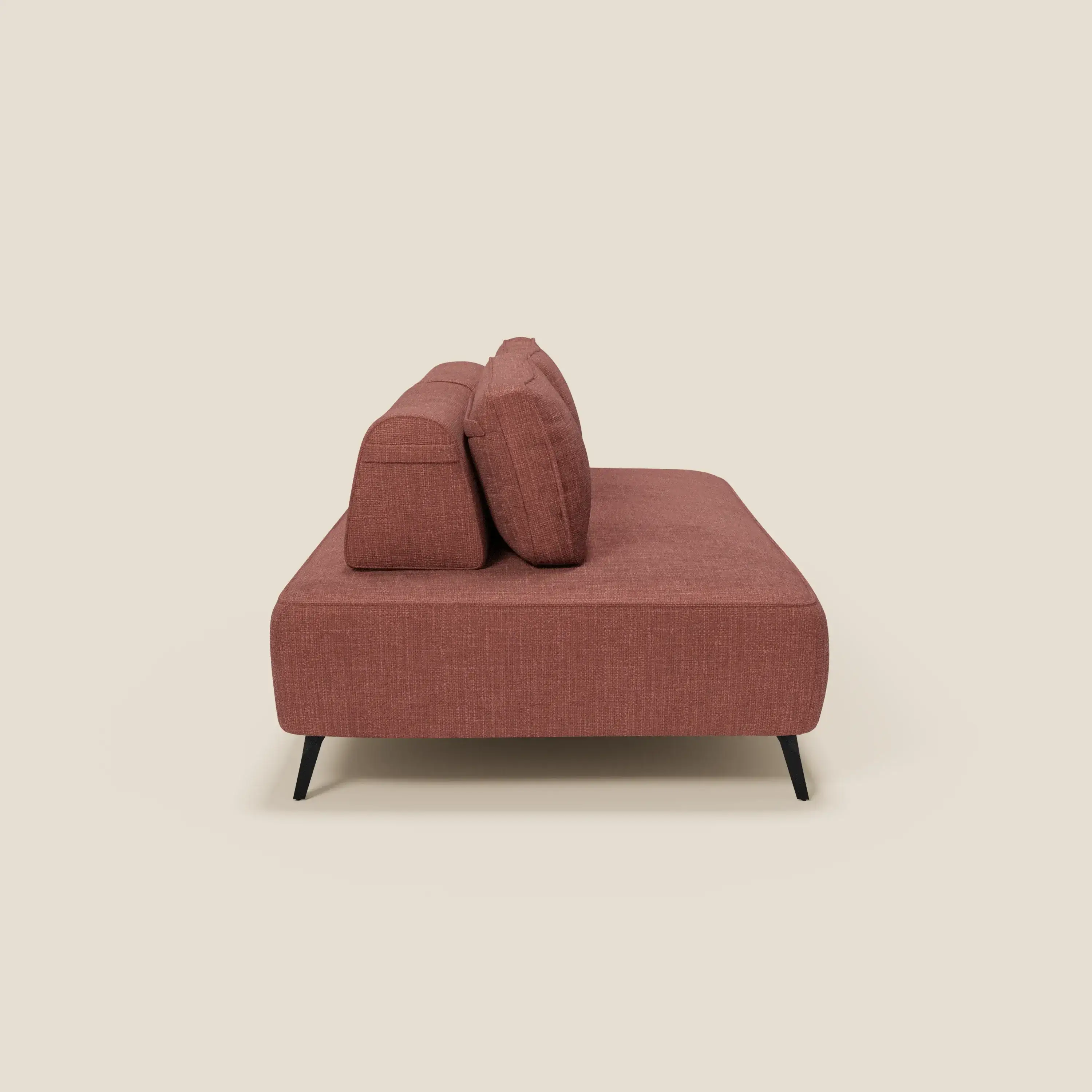 Volta Canapé modulable avec dossiers amovibles en tissu chenillé T06 corail - Image 6